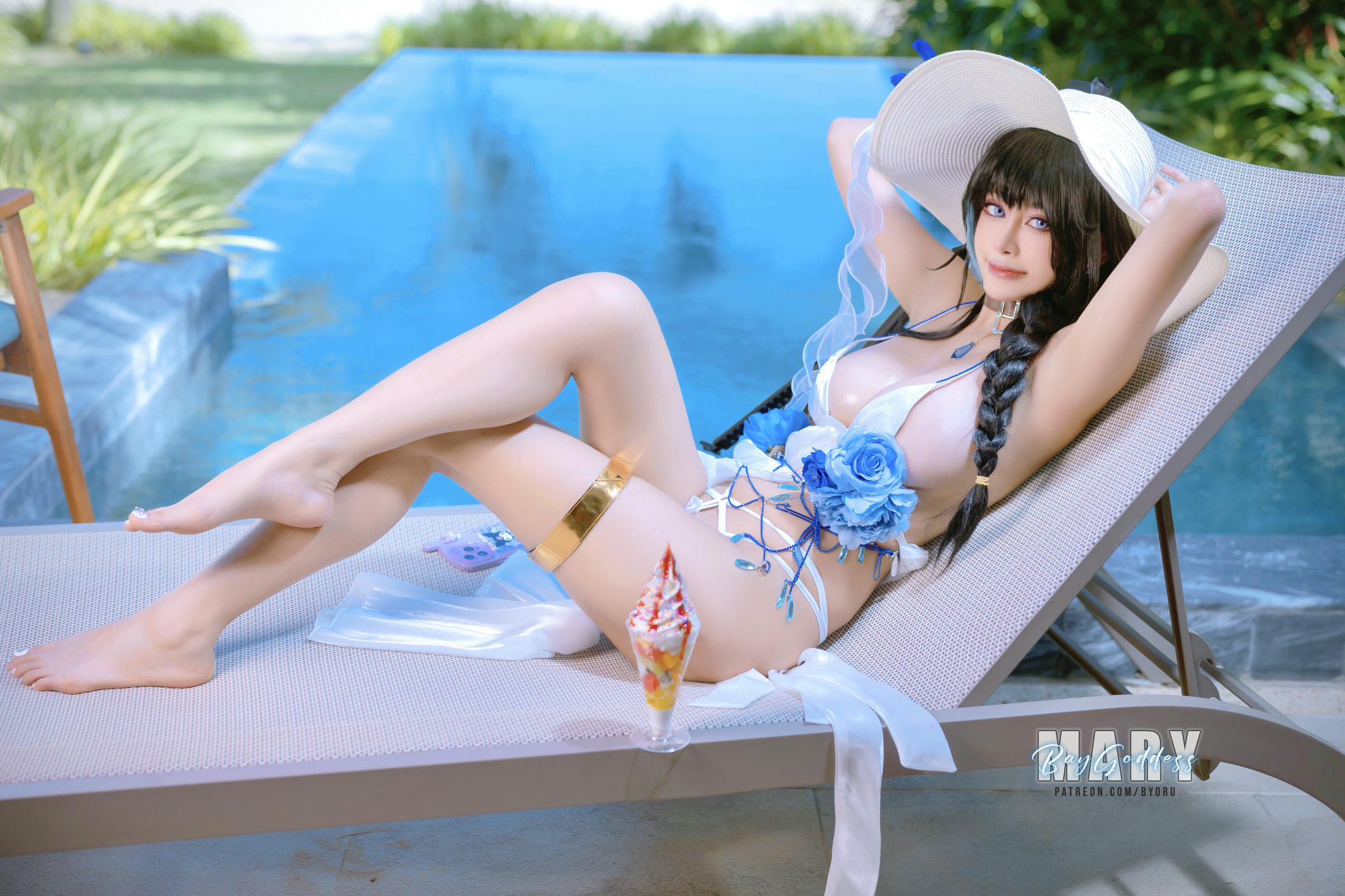 日本coser-Byoru NO.178 Mary Bay Goddess [52P8V 424MB]-Mary HD_第1集