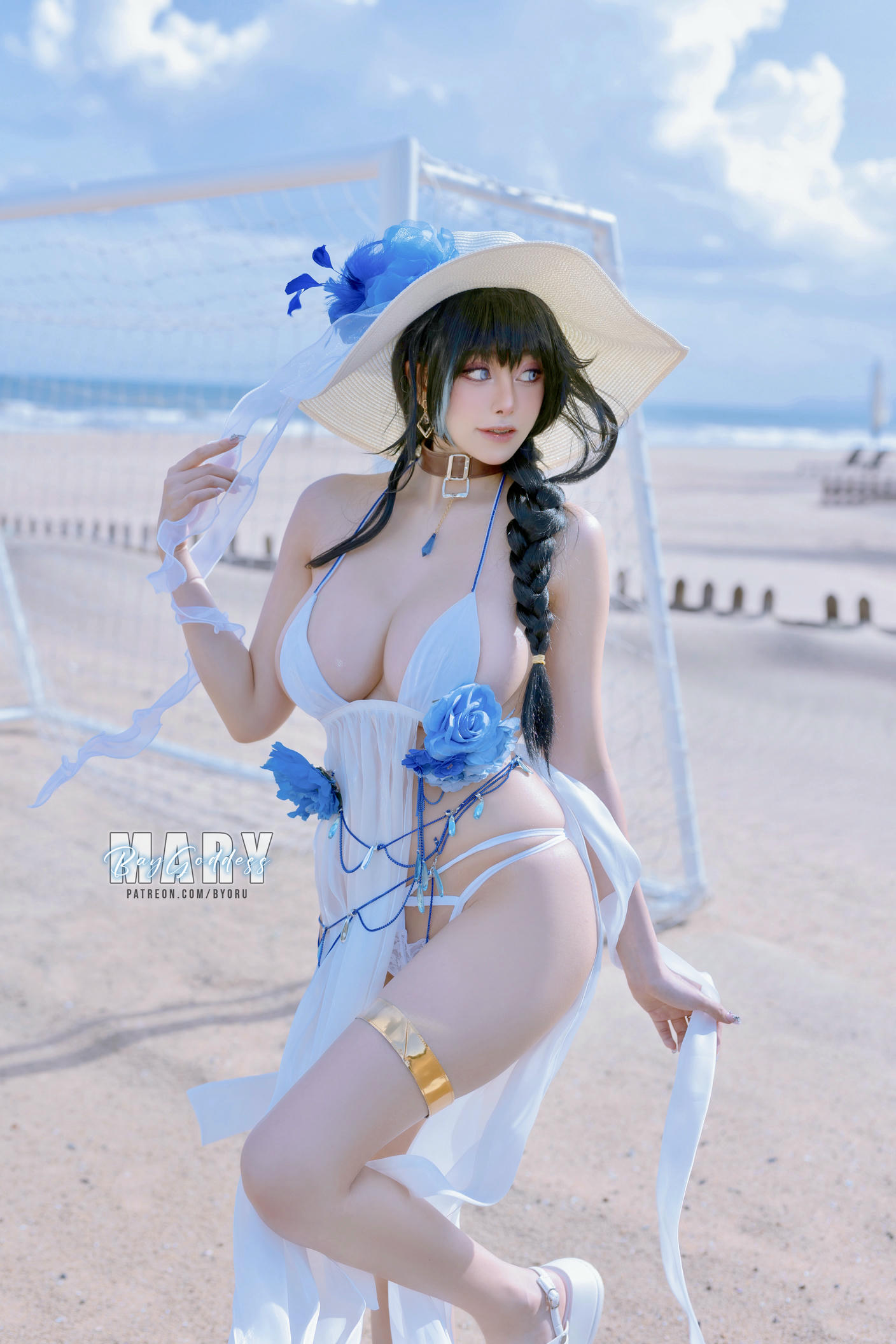 日本coser-Byoru NO.178 Mary Bay Goddess [52P8V 424MB]-Mary HD_第2集