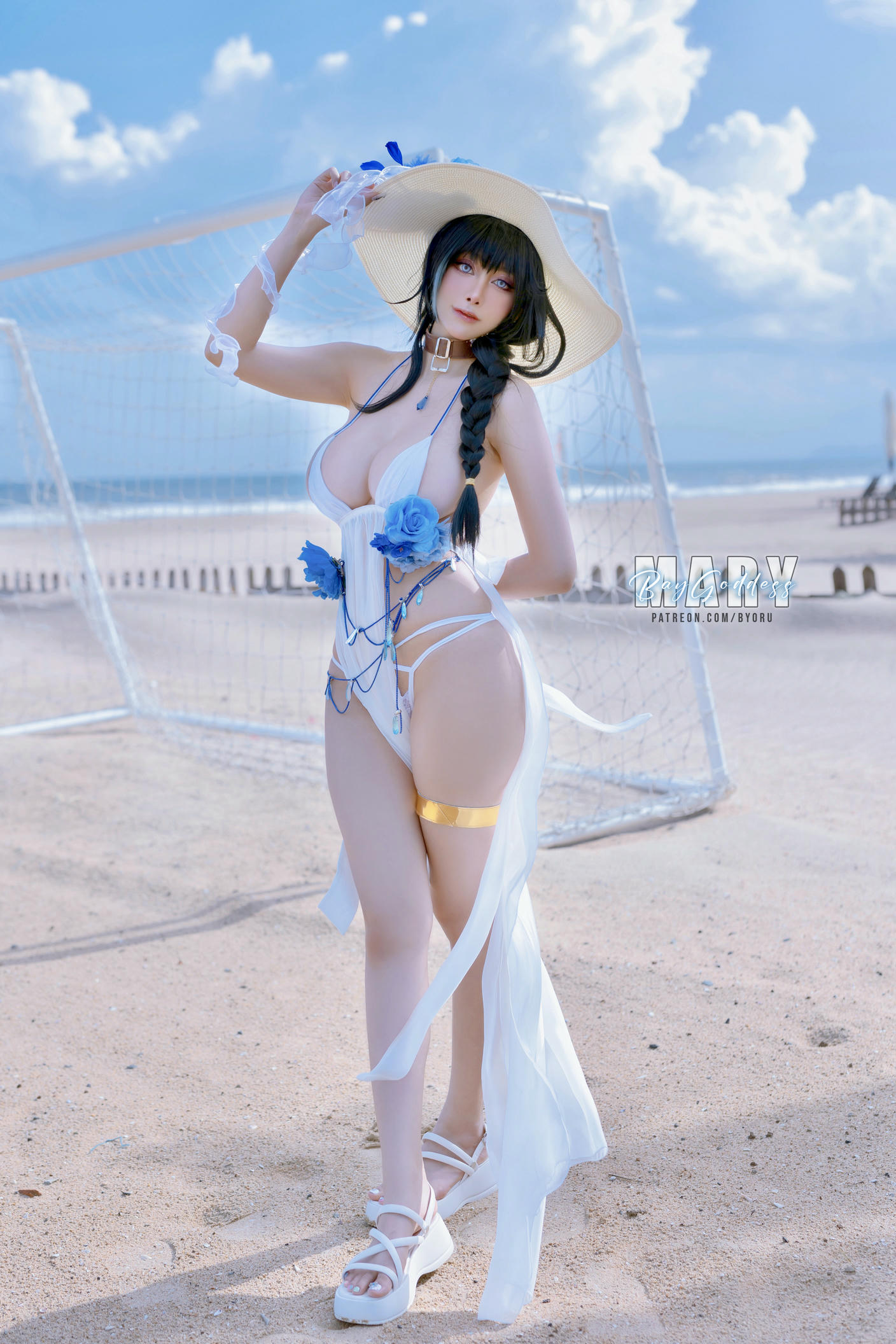 日本coser-Byoru NO.178 Mary Bay Goddess [52P8V 424MB]-Mary HD_第2集