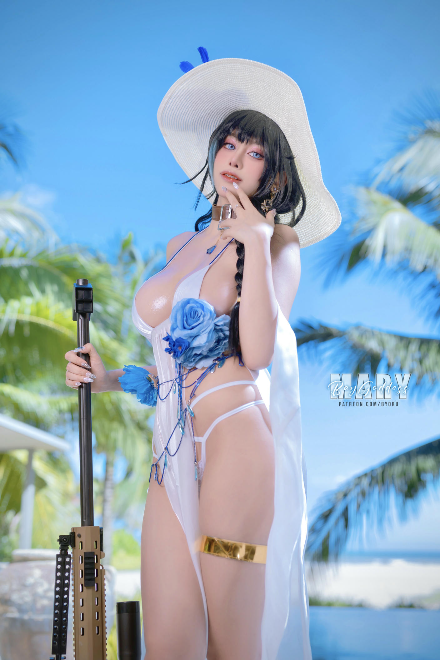 日本coser-Byoru NO.178 Mary Bay Goddess [52P8V 424MB]-Mary HD_第1集