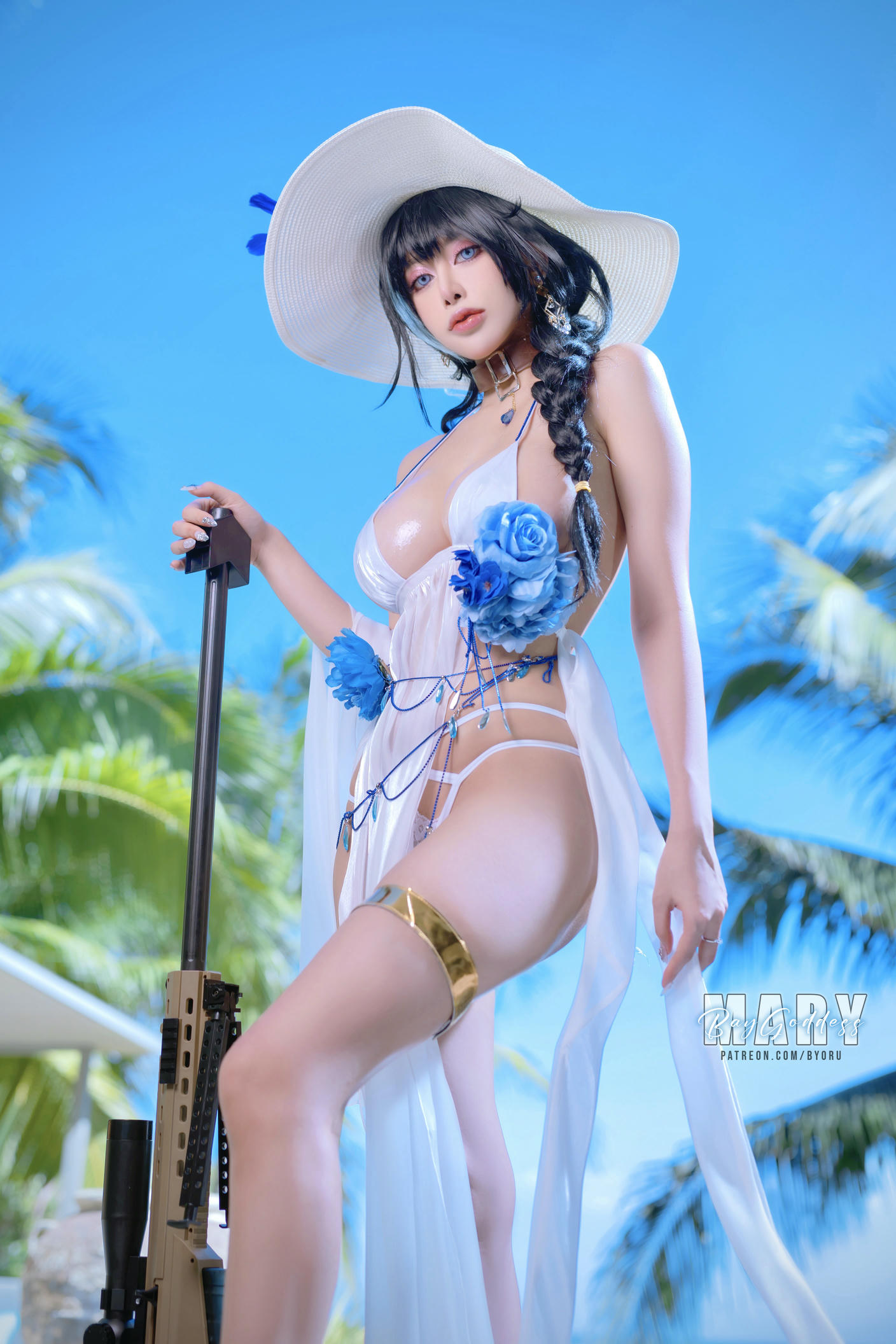 日本coser-Byoru NO.178 Mary Bay Goddess [52P8V 424MB]-Mary HD_第1集