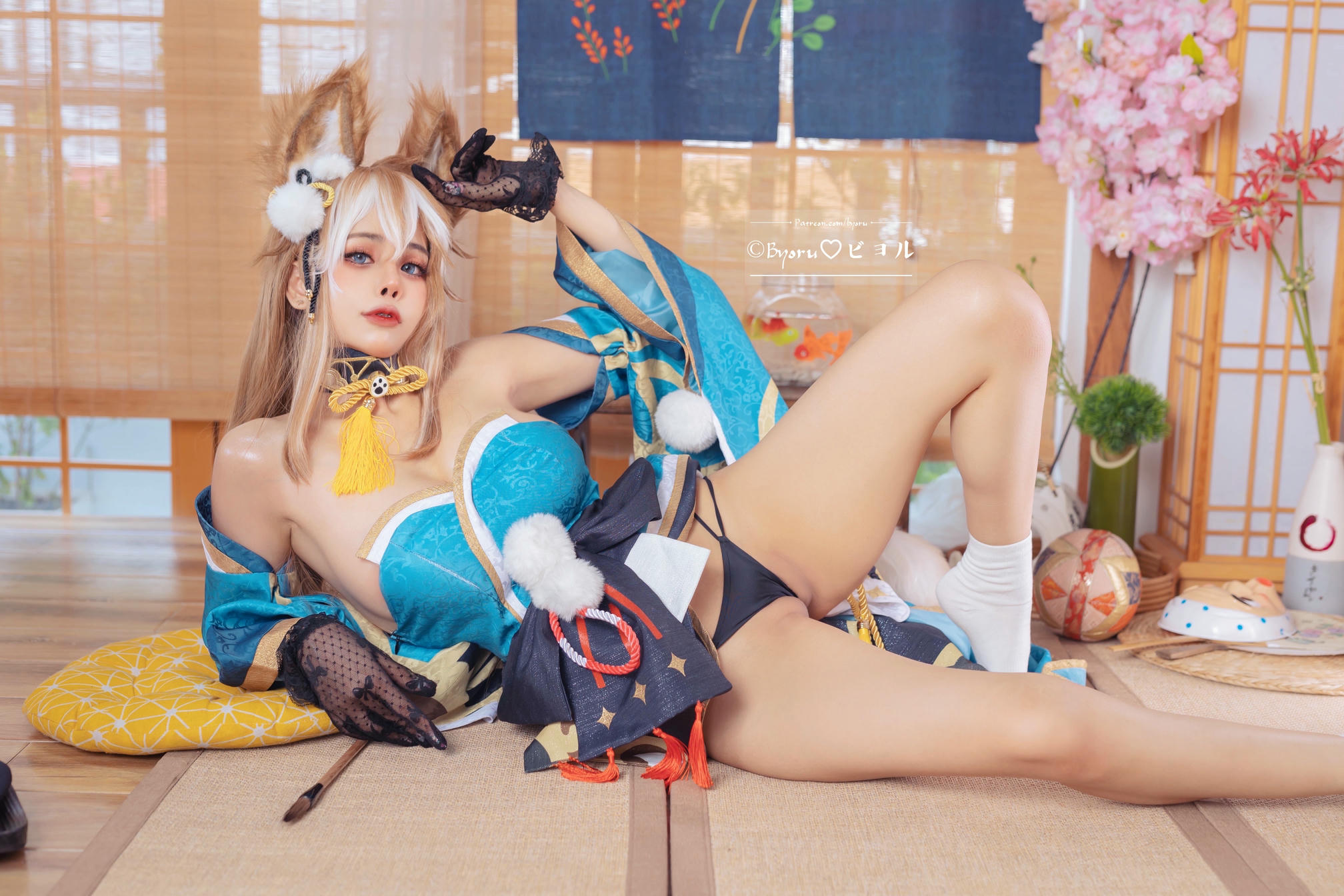 日本coser-Byoru NO.180 Miss Hina (Genshin Impact) [62P+1V／1.19GB]_第1集