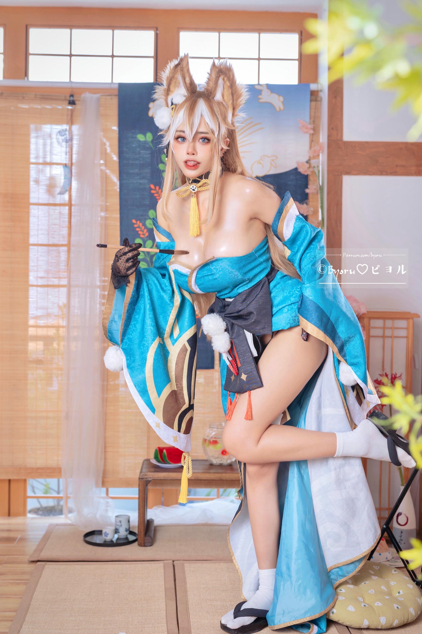 日本coser-Byoru NO.180 Miss Hina (Genshin Impact) [62P+1V／1.19GB]_第1集