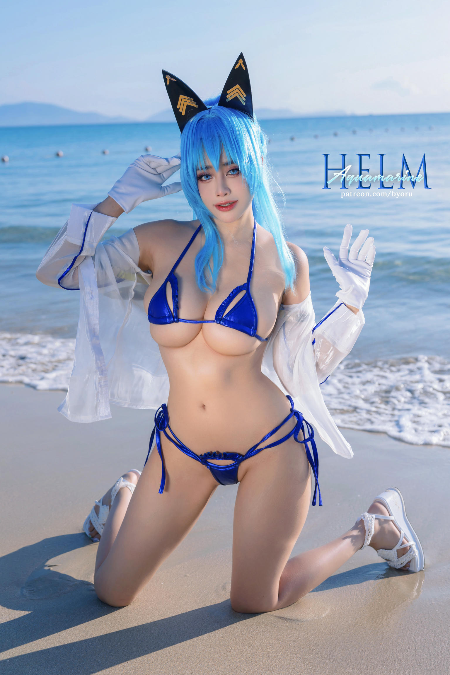 日本coser-Byoru NO.181 Helm Aquamarine FULL [58P／375MB]_第1集