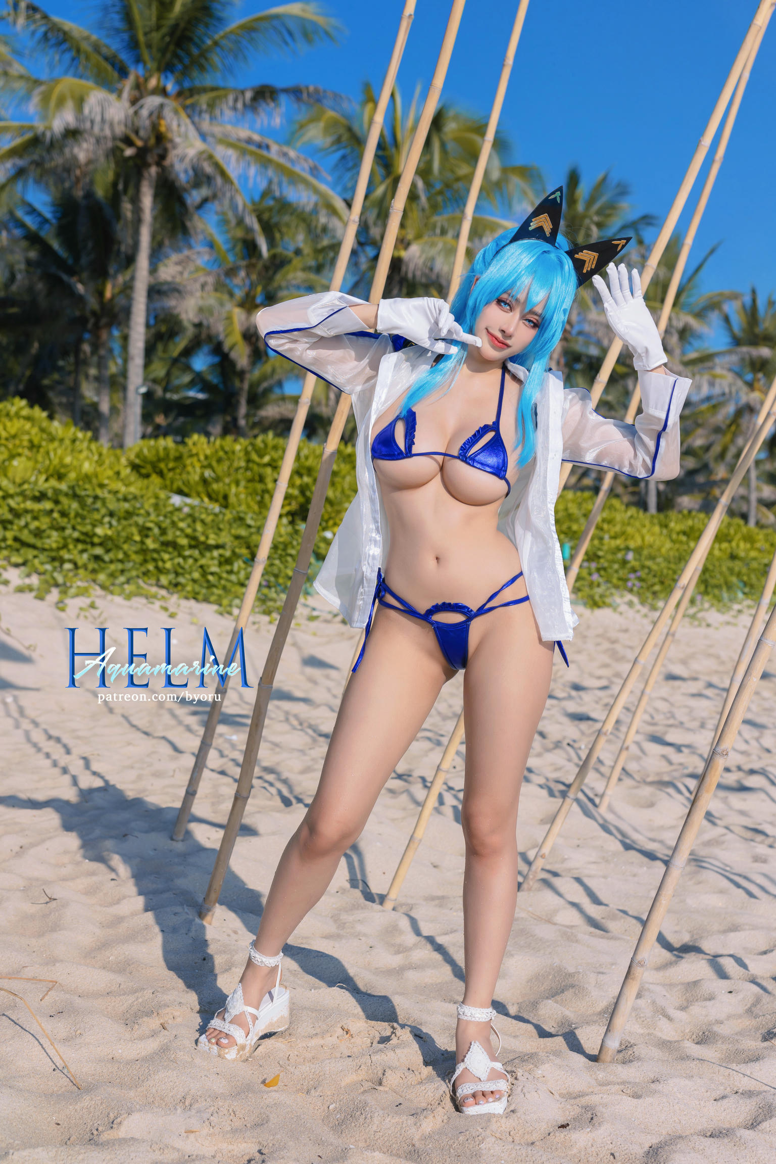 日本coser-Byoru NO.181 Helm Aquamarine FULL [58P／375MB]_第1集