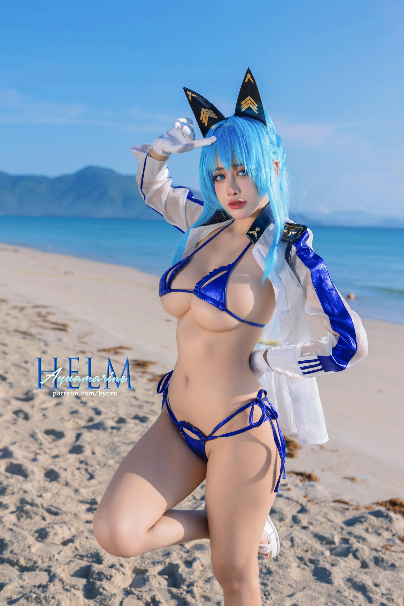 日本coser-Byoru NO.181 Helm Aquamarine FULL [58P／375MB]_第1集