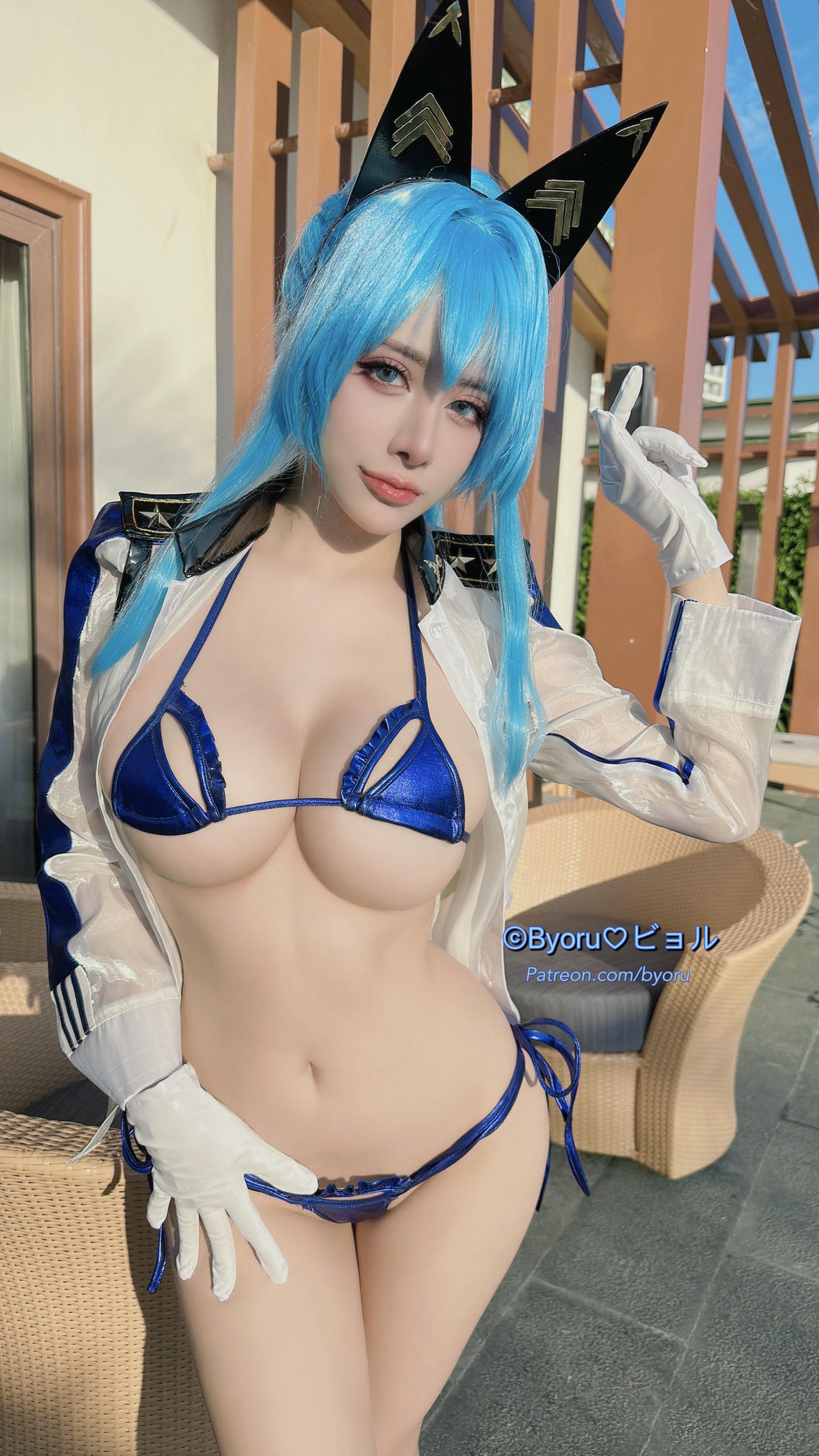 日本coser-Byoru NO.181 Helm Aquamarine FULL [58P／375MB]_第2集
