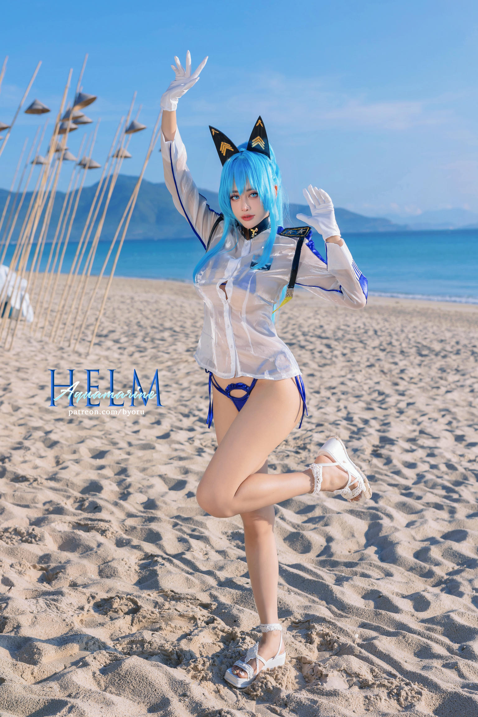 日本coser-Byoru NO.181 Helm Aquamarine FULL [58P／375MB]_第3集