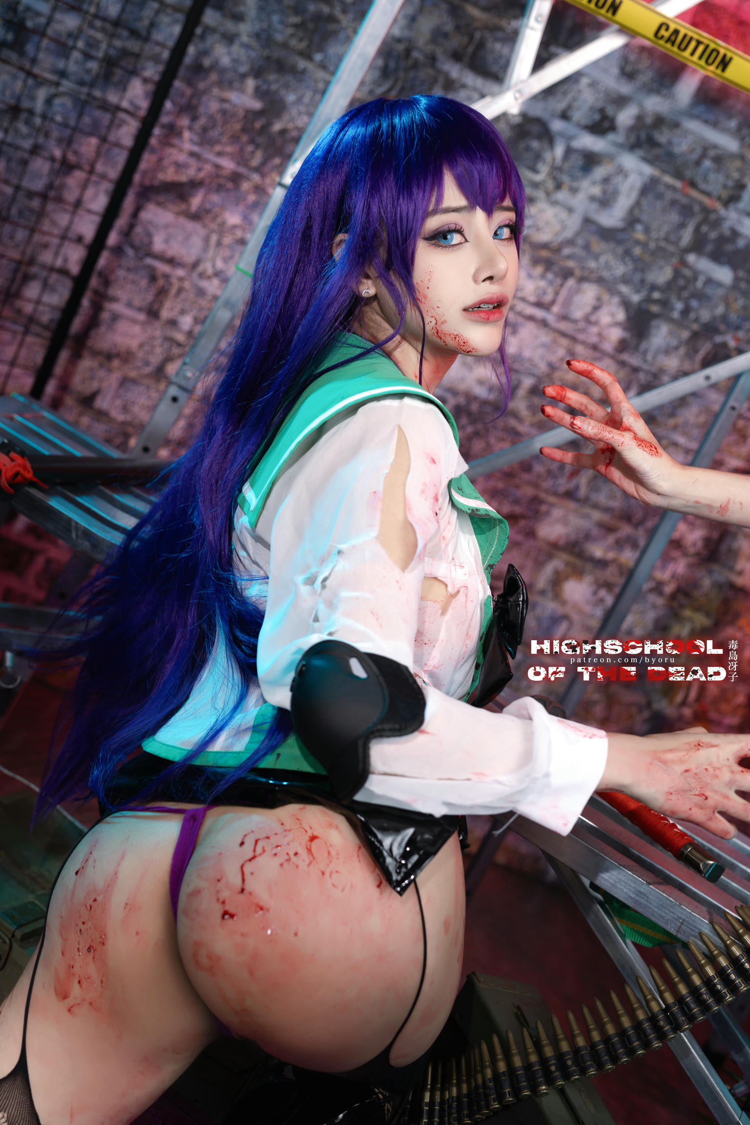 日本coser-Byoru NO.183 Saeko Busujima [48P／414MB]_第1集