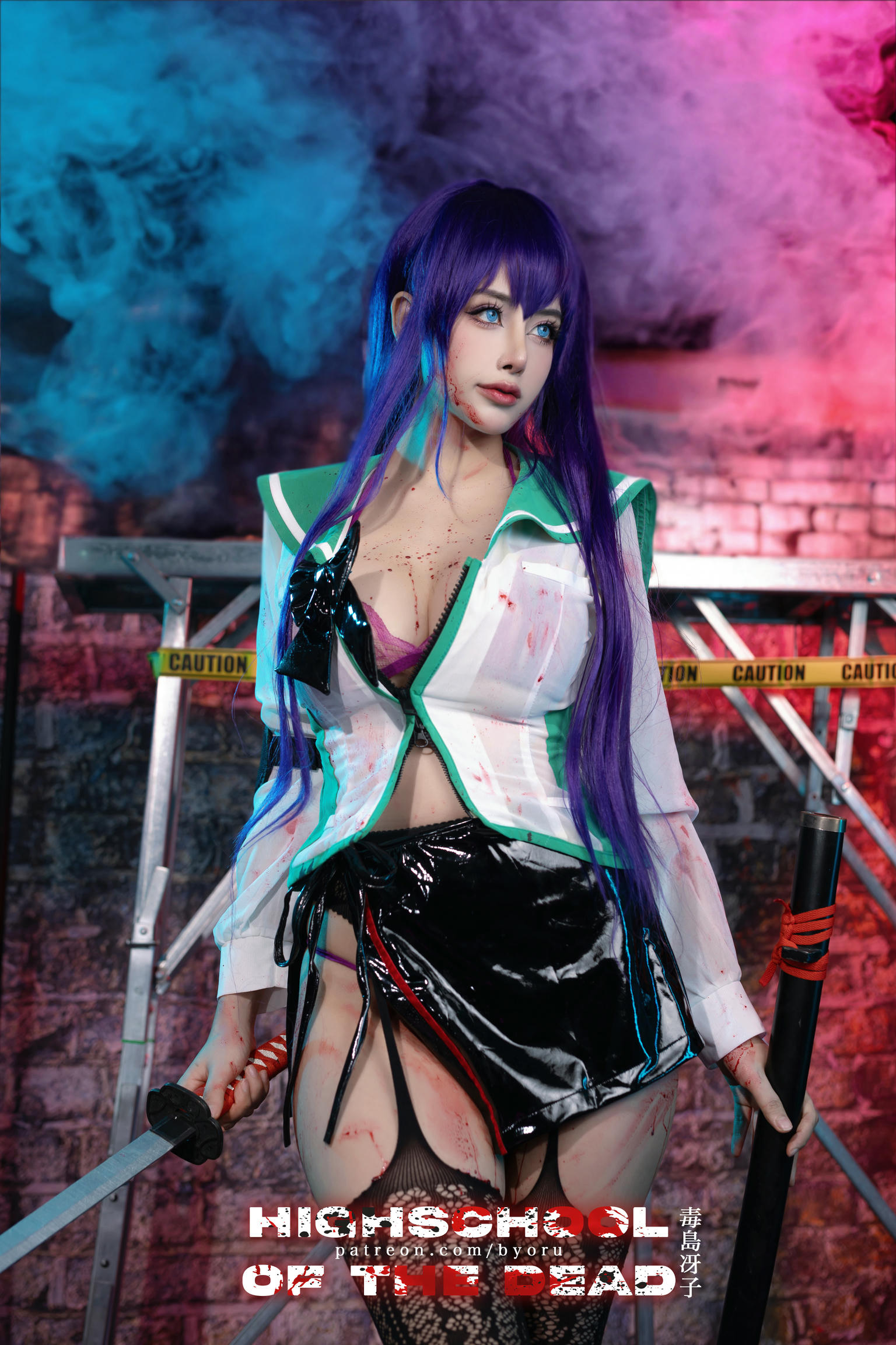 日本coser-Byoru NO.183 Saeko Busujima [48P／414MB]_第3集