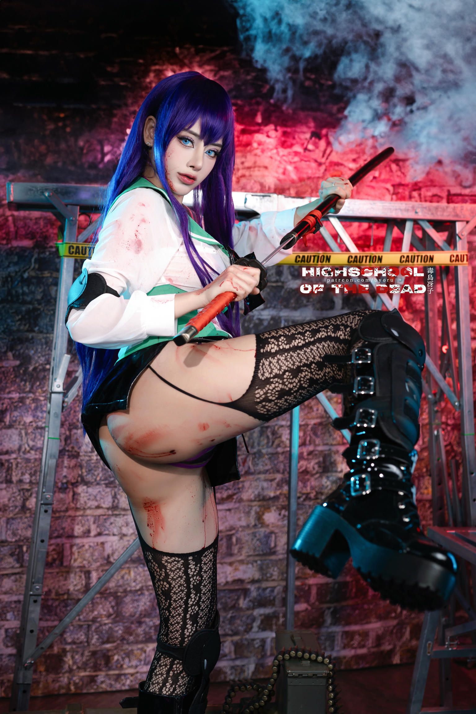 日本coser-Byoru NO.183 Saeko Busujima [48P／414MB]_第1集