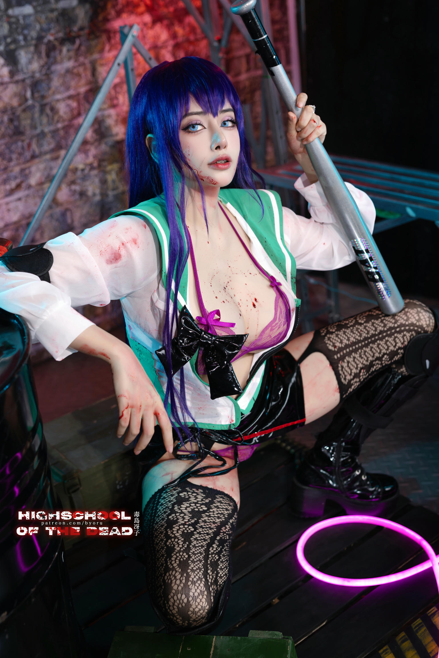 日本coser-Byoru NO.183 Saeko Busujima [48P／414MB]_第1集