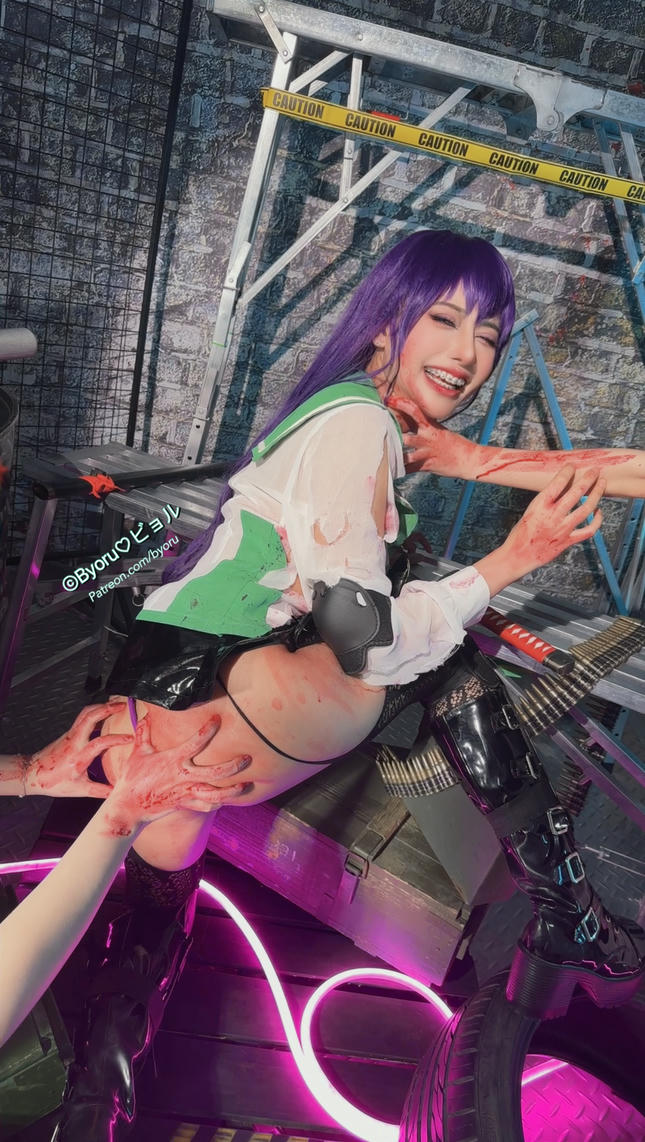 日本coser-Byoru NO.190 Saeko Busujima HD [47P+9V／1.38GB]_第3集