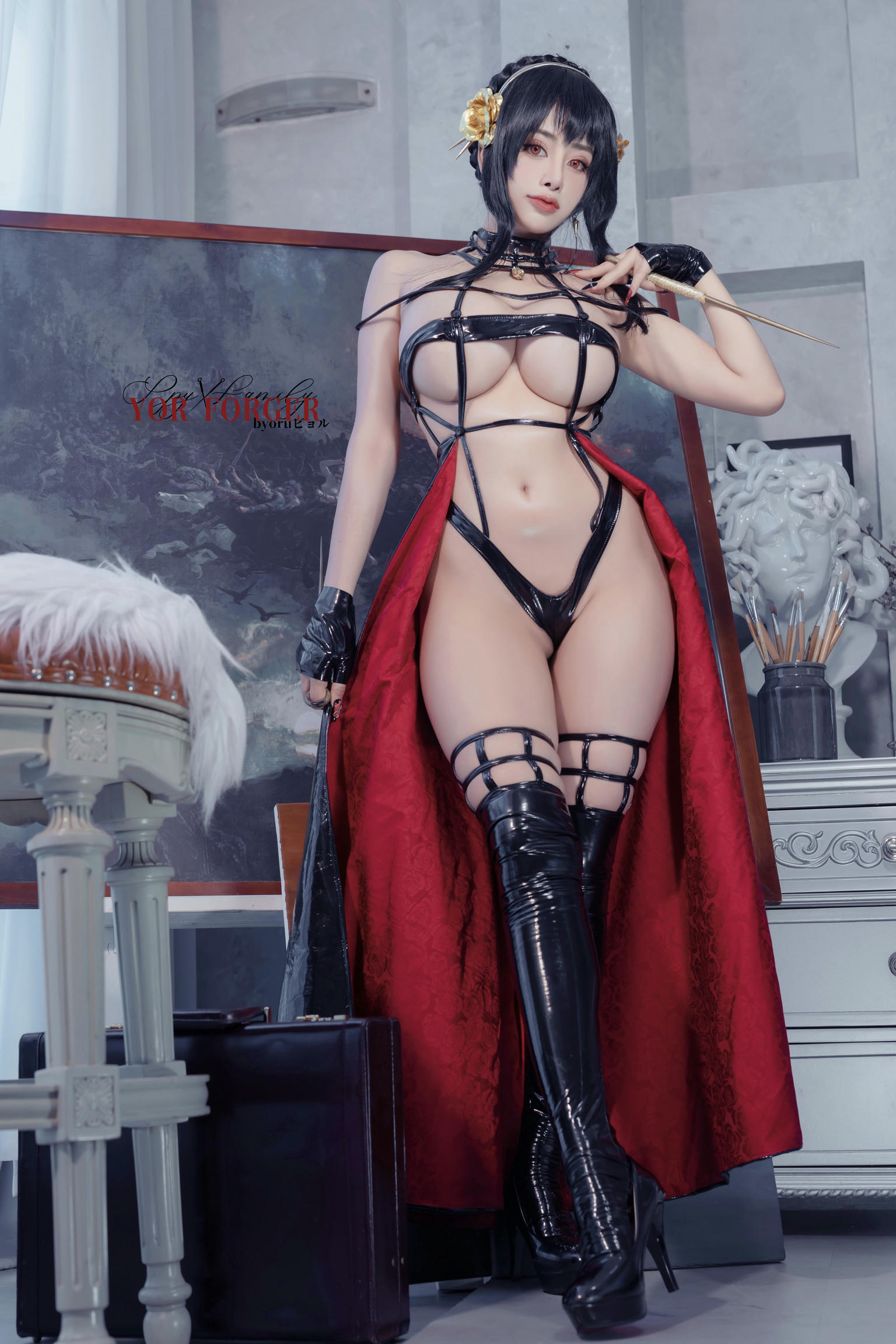 日本coser-Byoru NO.192 Yor thorn princess HD [48P+8V／1.66GB]_第1集