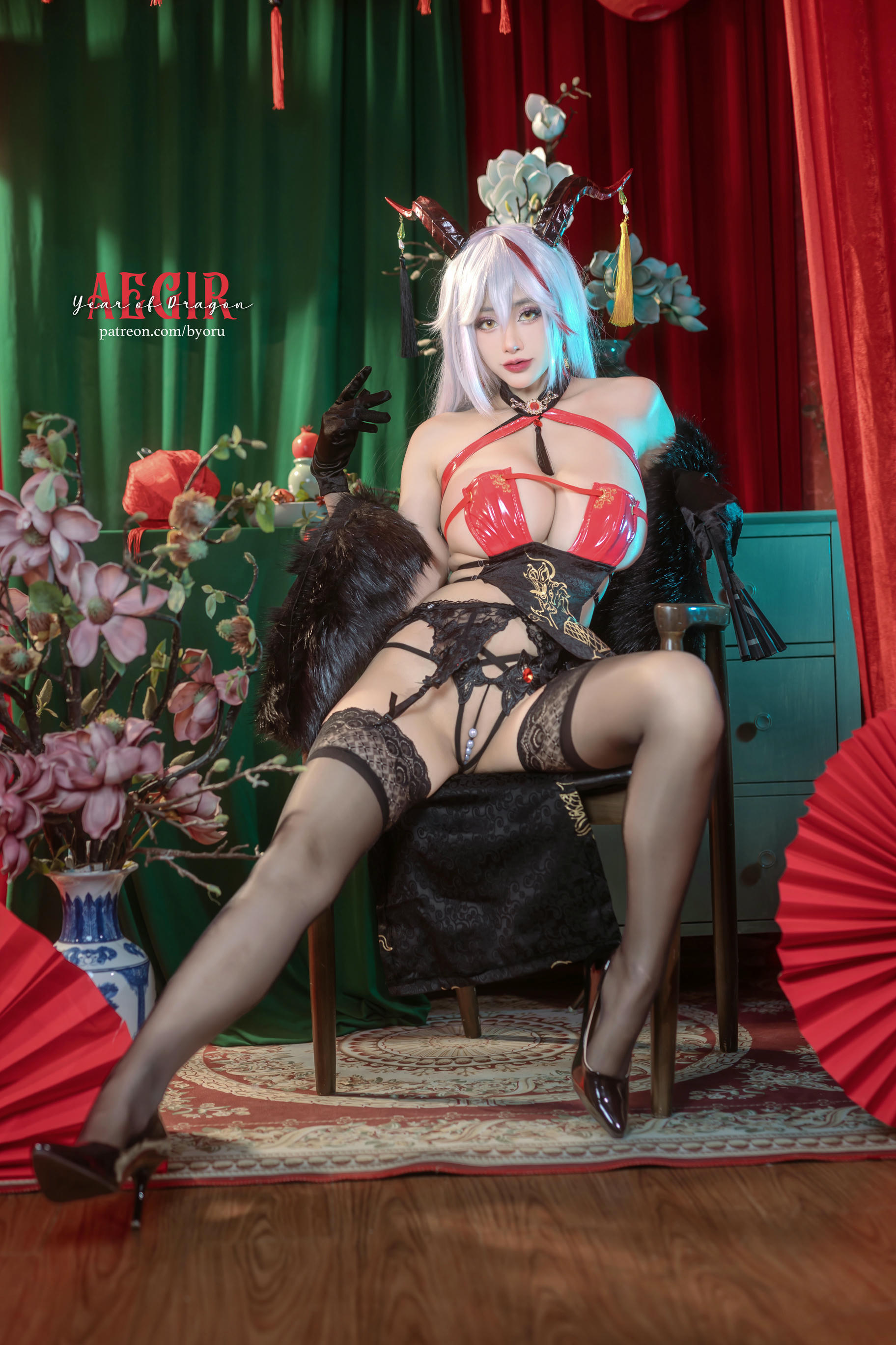 日本coser-Byoru NO.200 Aegir（碧蓝航线）[70P 7V 1.4GB]_第1集