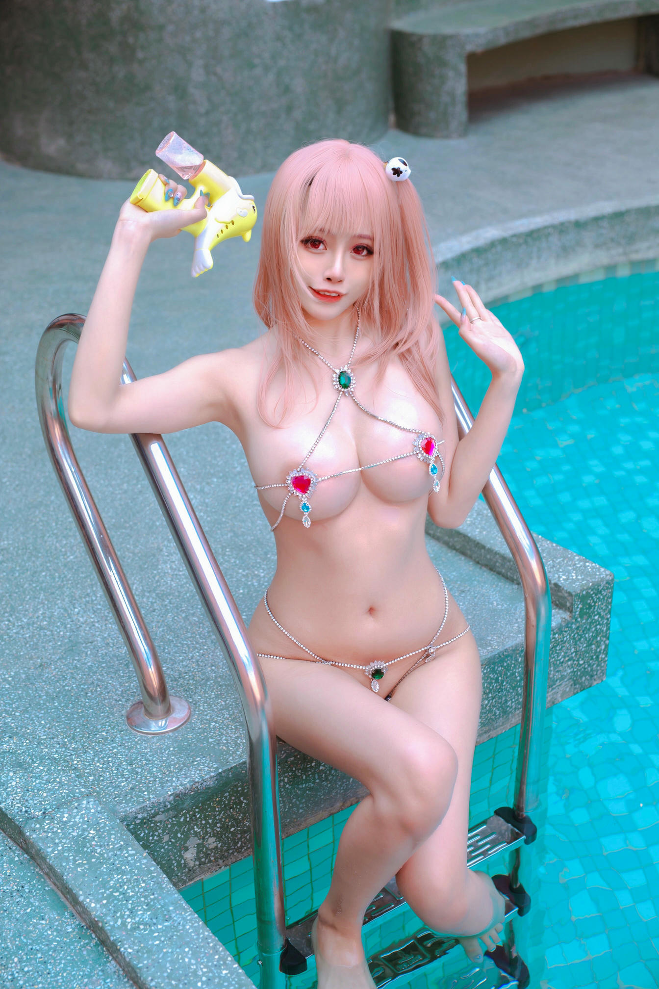 日本coser-Byoru NO.020 Honoka Fortune Swimsuit [30P-56MB]_第1集