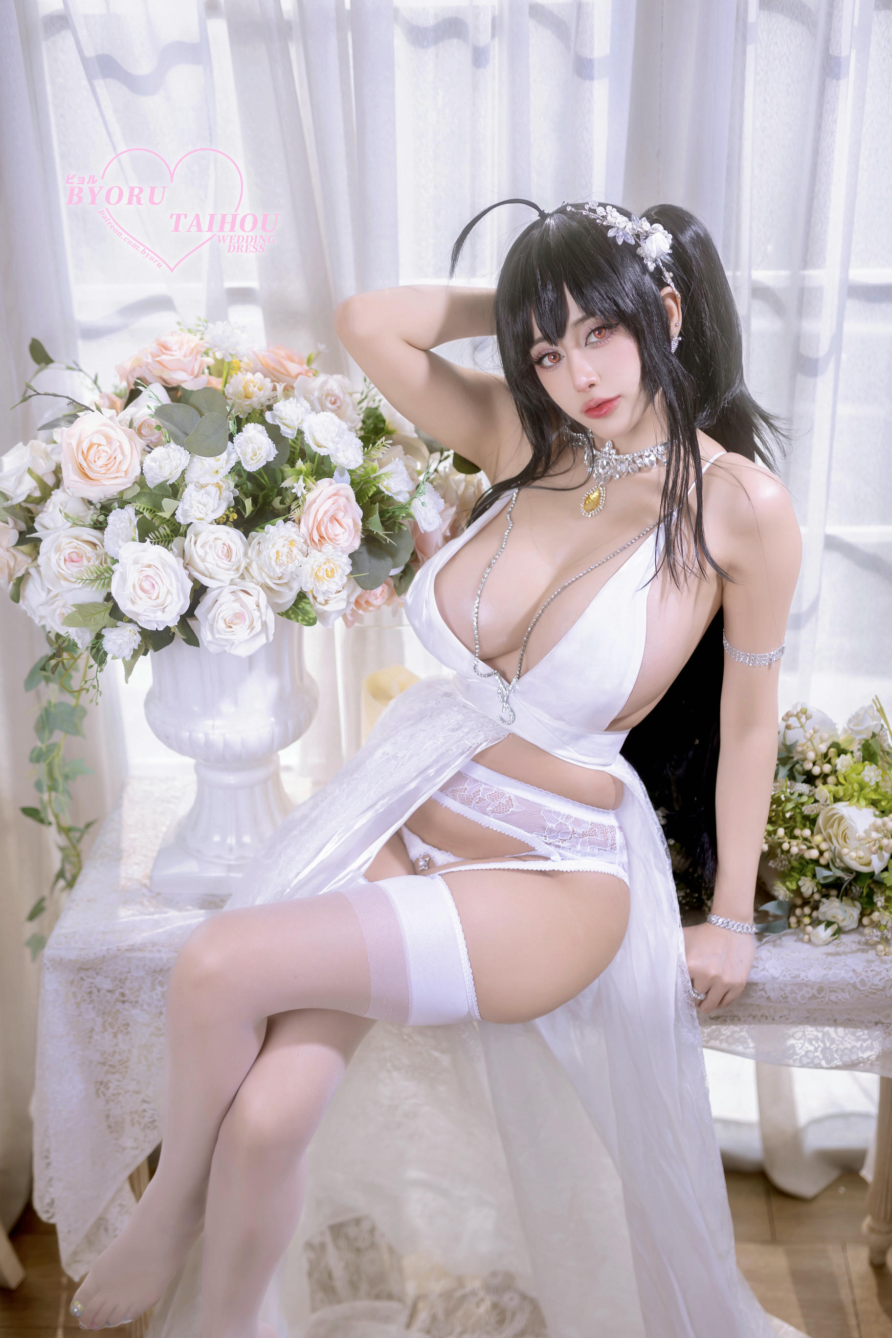 日本coser-Byoru NO.206 Taihou wedding dress [52P+8V／892MB]_第1集