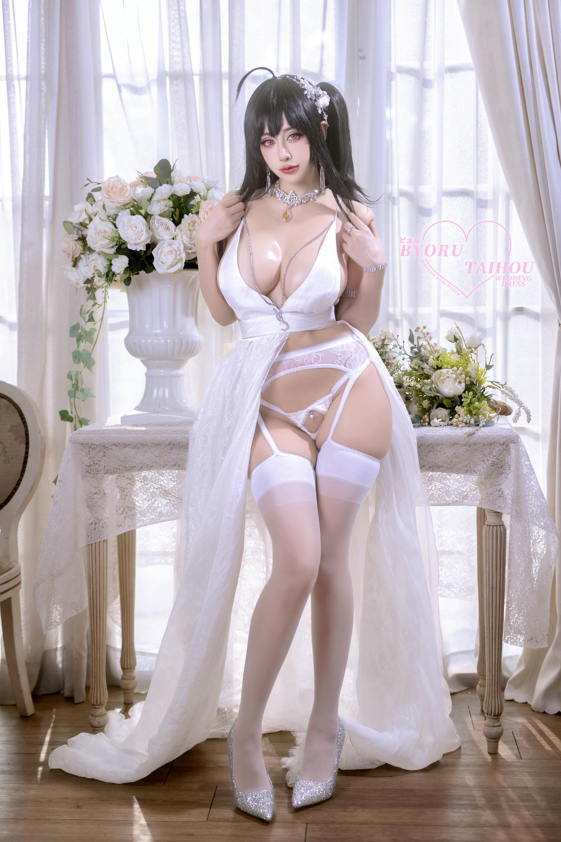 日本coser-Byoru NO.206 Taihou wedding dress [52P+8V／892MB]_第1集