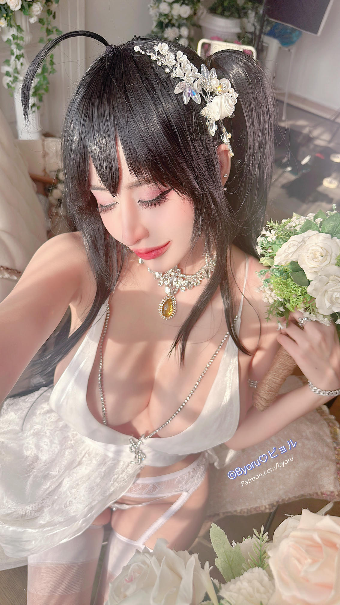 日本coser-Byoru NO.206 Taihou wedding dress [52P+8V／892MB]_第3集