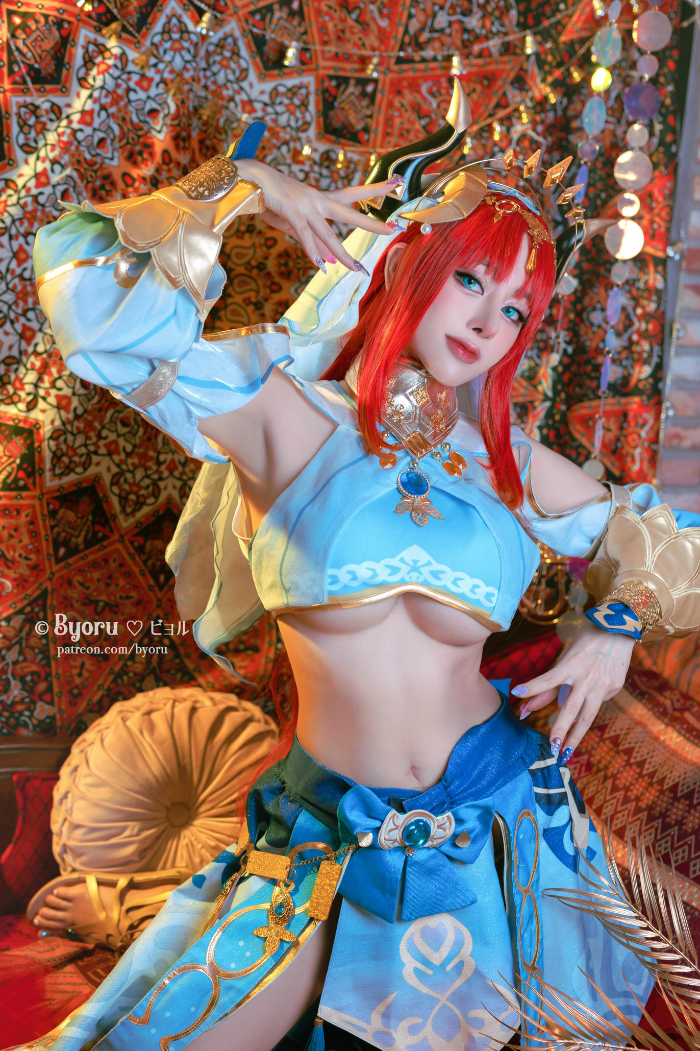 日本coser-Byoru NO.209 Genshin Impact Nilou [61P+11V／1.60GB]_第1集