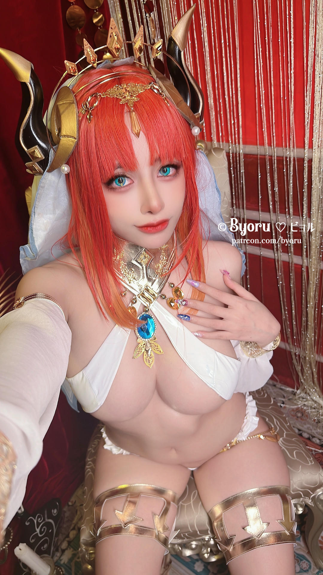 日本coser-Byoru NO.209 Genshin Impact Nilou [61P+11V／1.60GB]_第3集