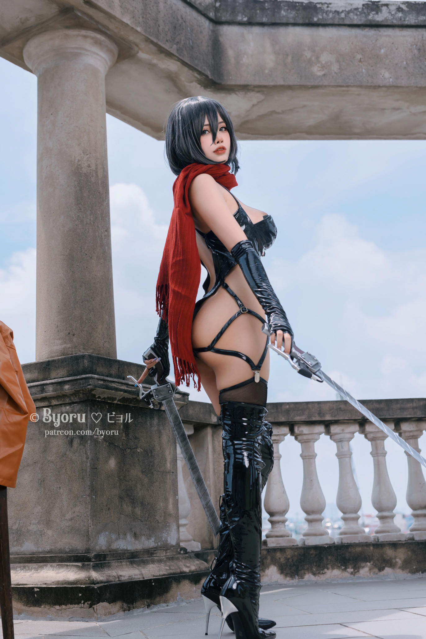日本coser-Byoru NO.213 Mikasa Ackerman (Attack on Titan)  [40P+4V／910MB]_第2集
