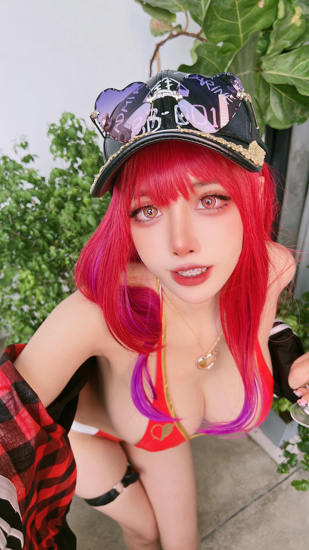 日本coser-Byoru NO.215 Houshou Marine Bikini Hololive [47P1V 254MB]_第2集