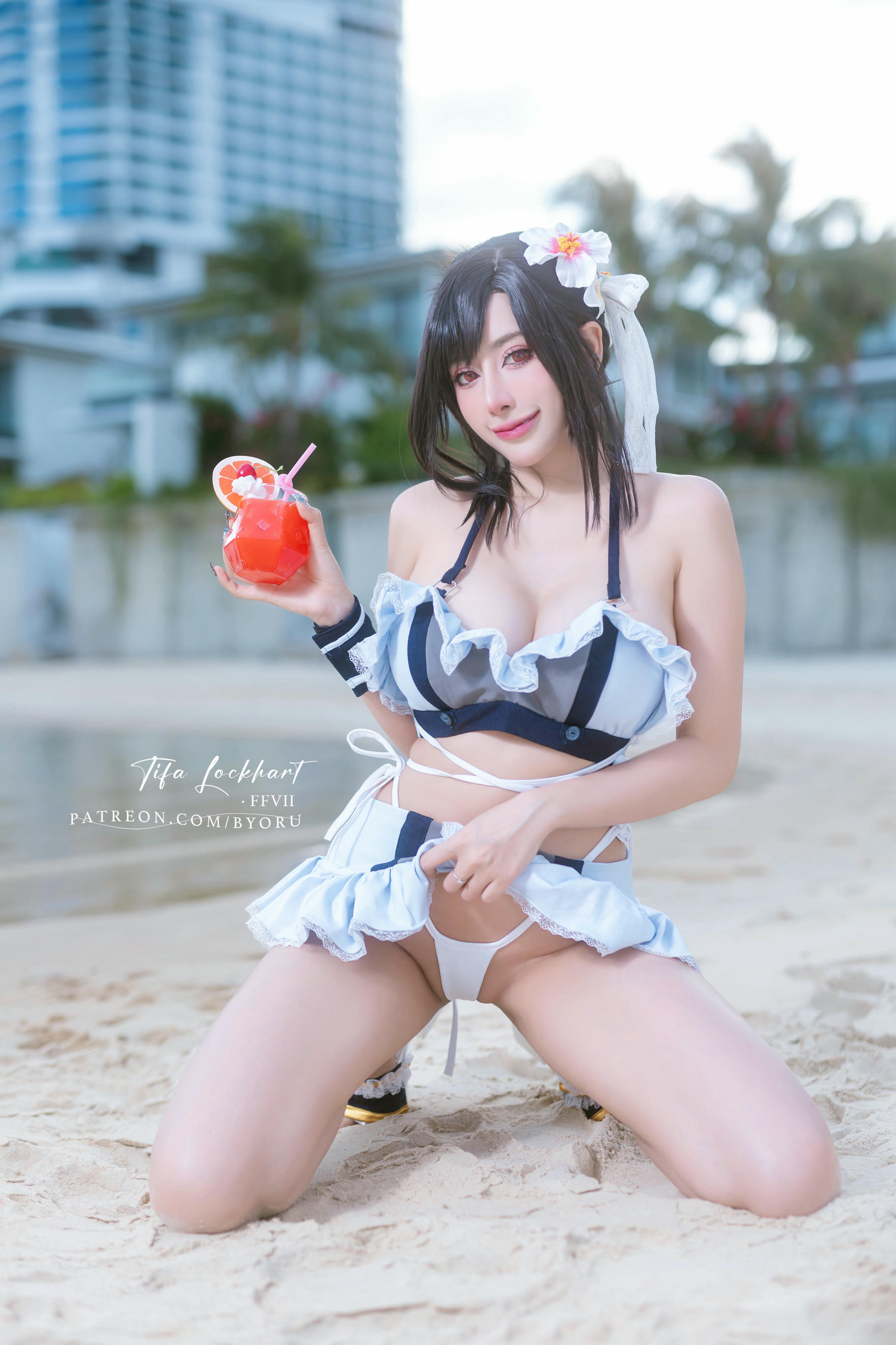 日本coser-Byoru NO.220 Tifa FF7r bikini [65P+15V／1.21GB]_第1集