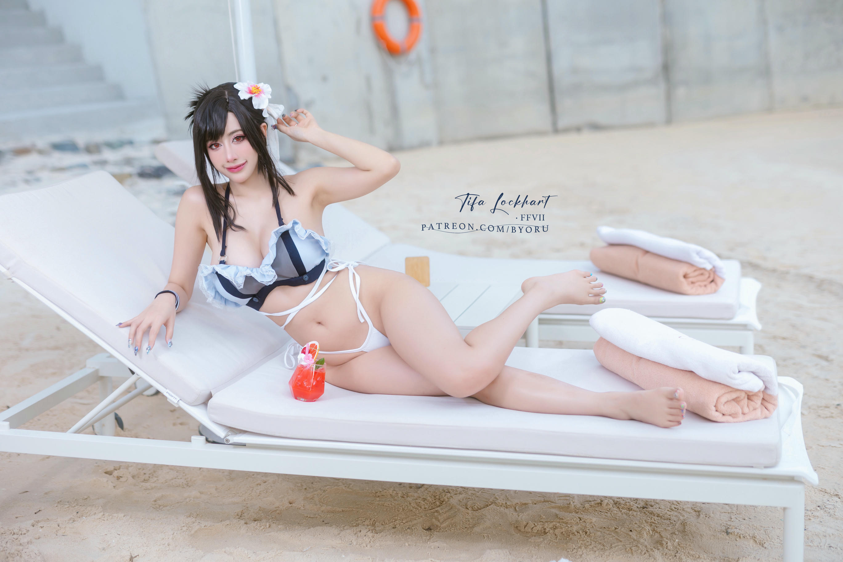 日本coser-Byoru NO.220 Tifa FF7r bikini [65P+15V／1.21GB]_第1集