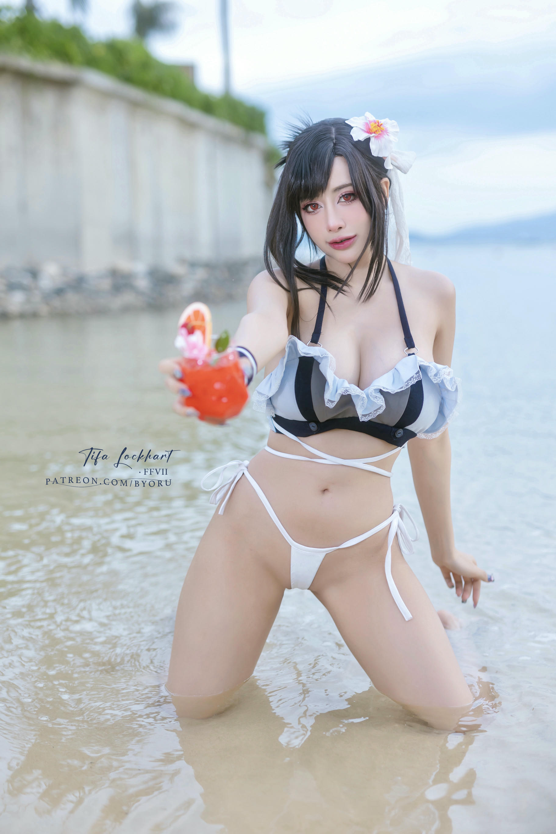 日本coser-Byoru NO.220 Tifa FF7r bikini [65P+15V／1.21GB]_第1集