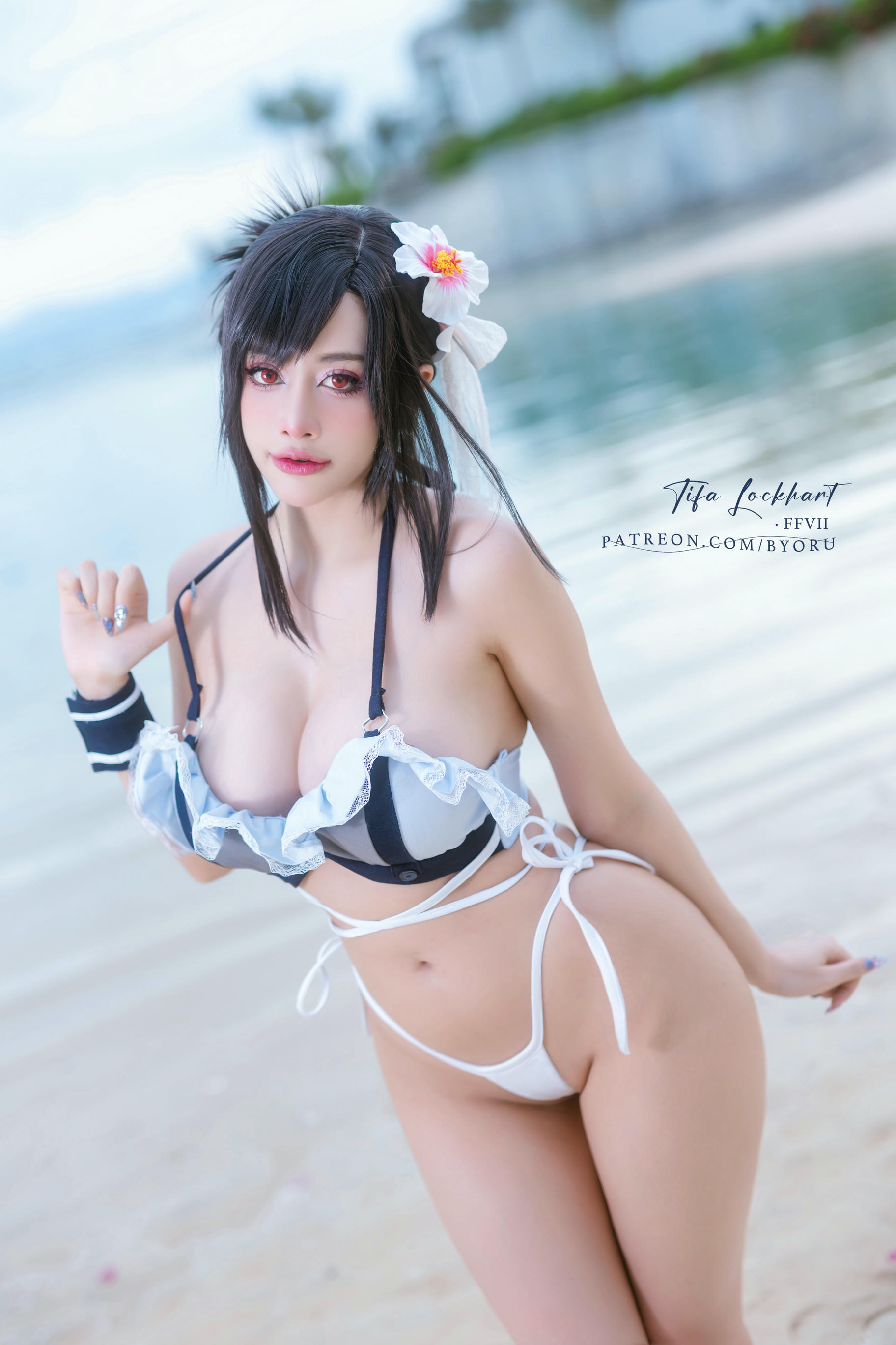 日本coser-Byoru NO.220 Tifa FF7r bikini [65P+15V／1.21GB]_第1集