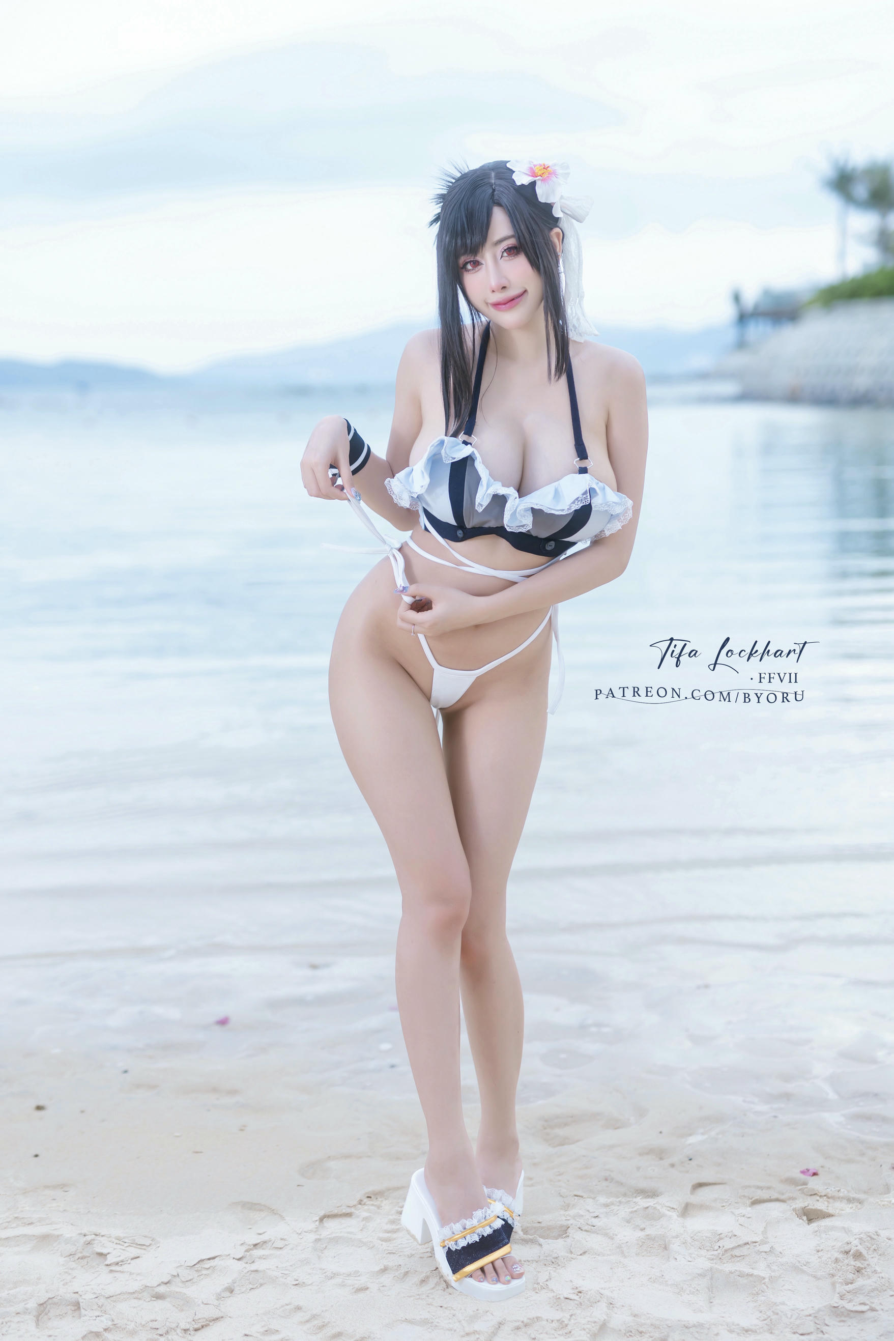 日本coser-Byoru NO.220 Tifa FF7r bikini [65P+15V／1.21GB]_第1集