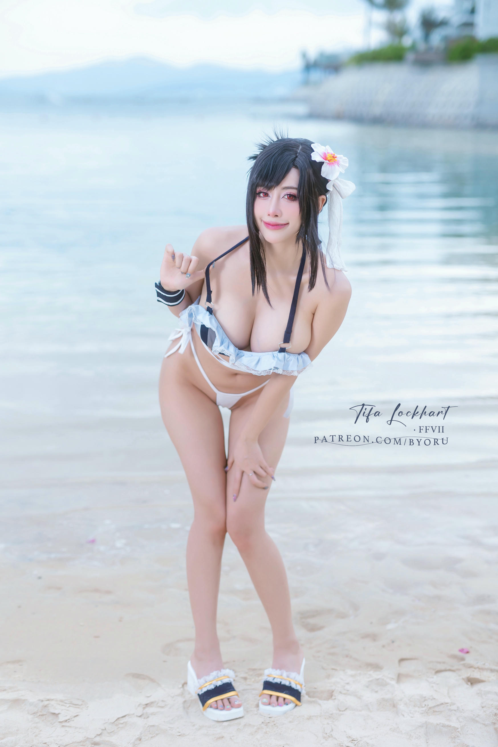 日本coser-Byoru NO.220 Tifa FF7r bikini [65P+15V／1.21GB]_第1集