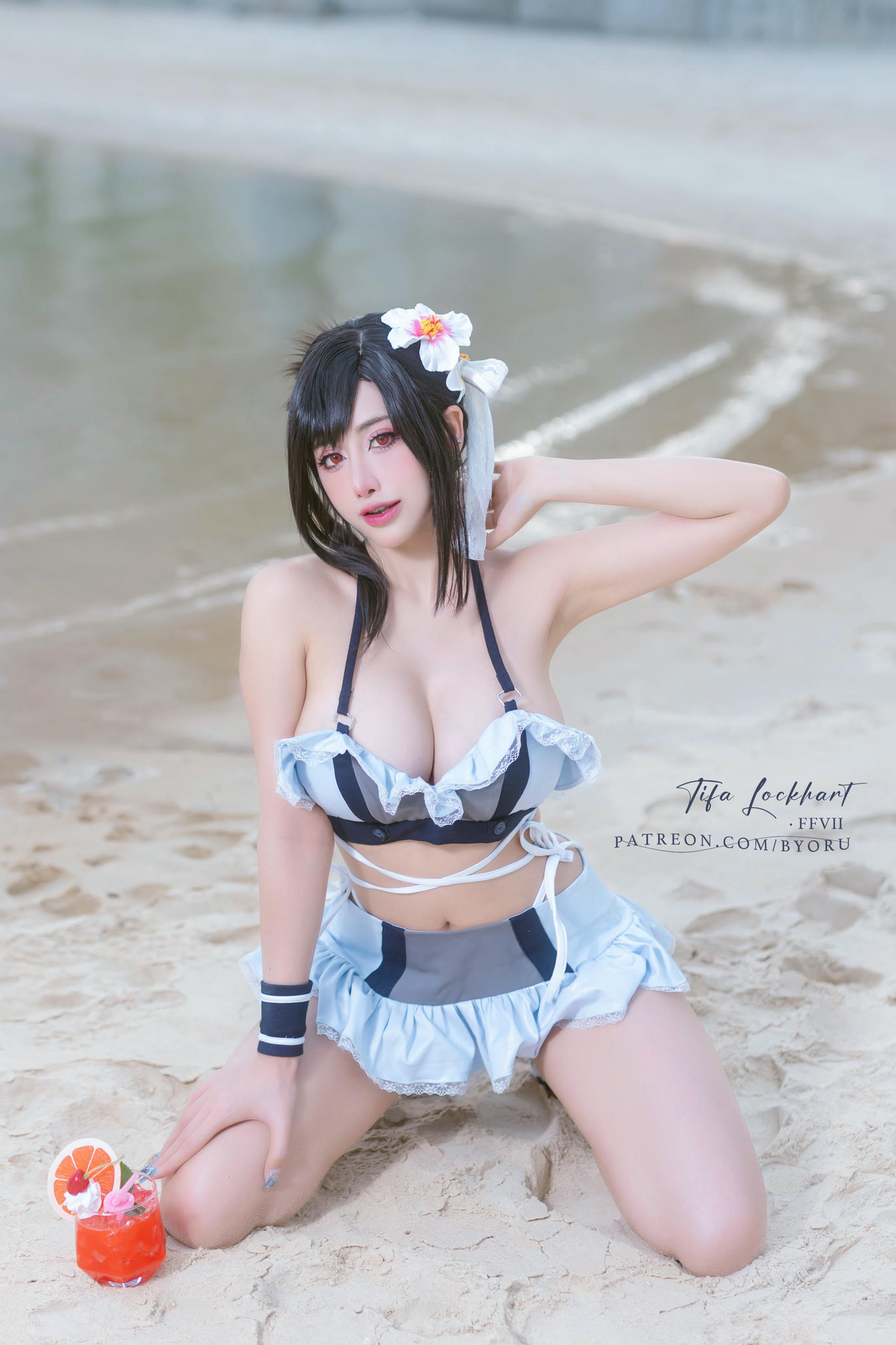 日本coser-Byoru NO.220 Tifa FF7r bikini [65P+15V／1.21GB]_第1集