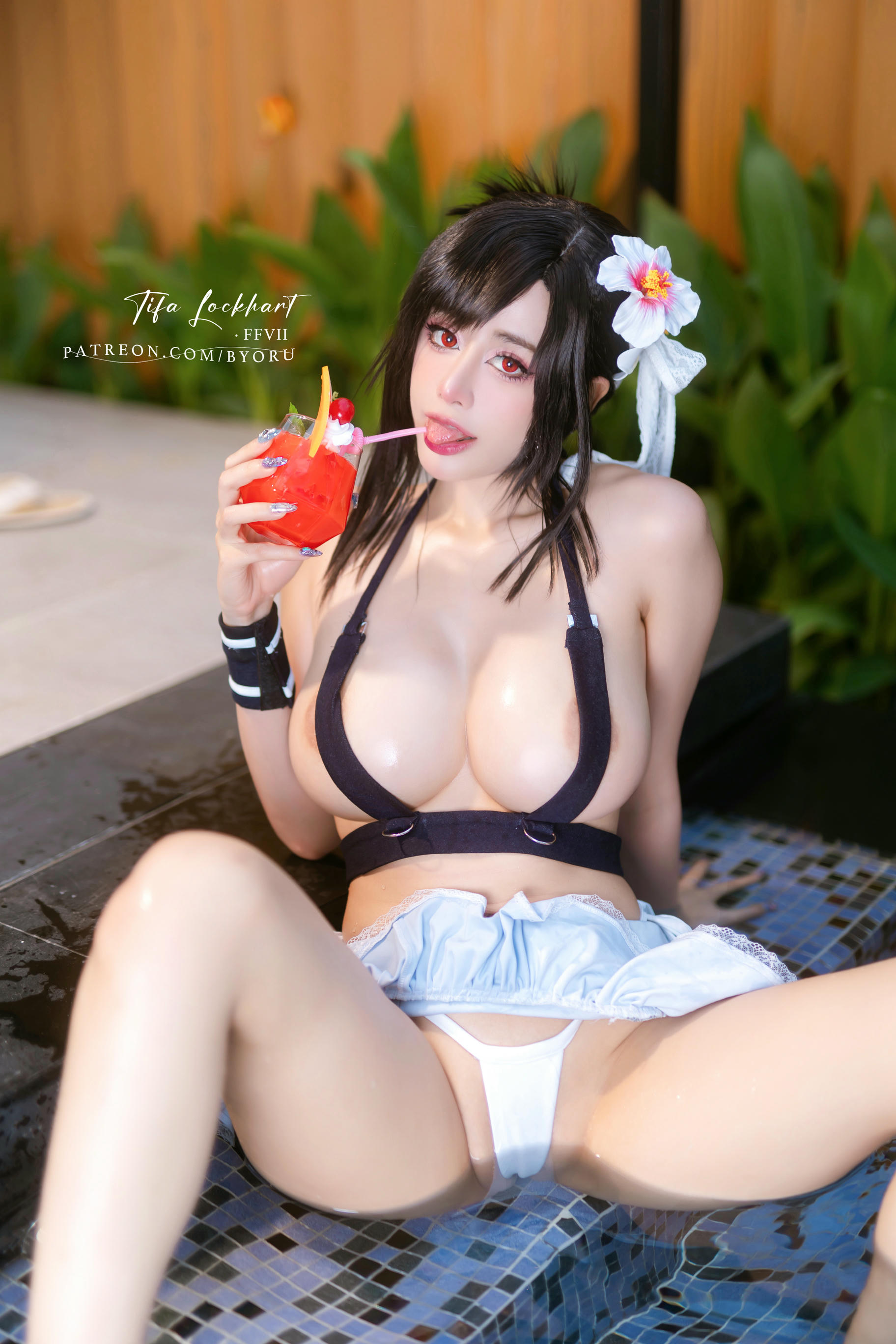 日本coser-Byoru NO.220 Tifa FF7r bikini [65P+15V／1.21GB]_第2集