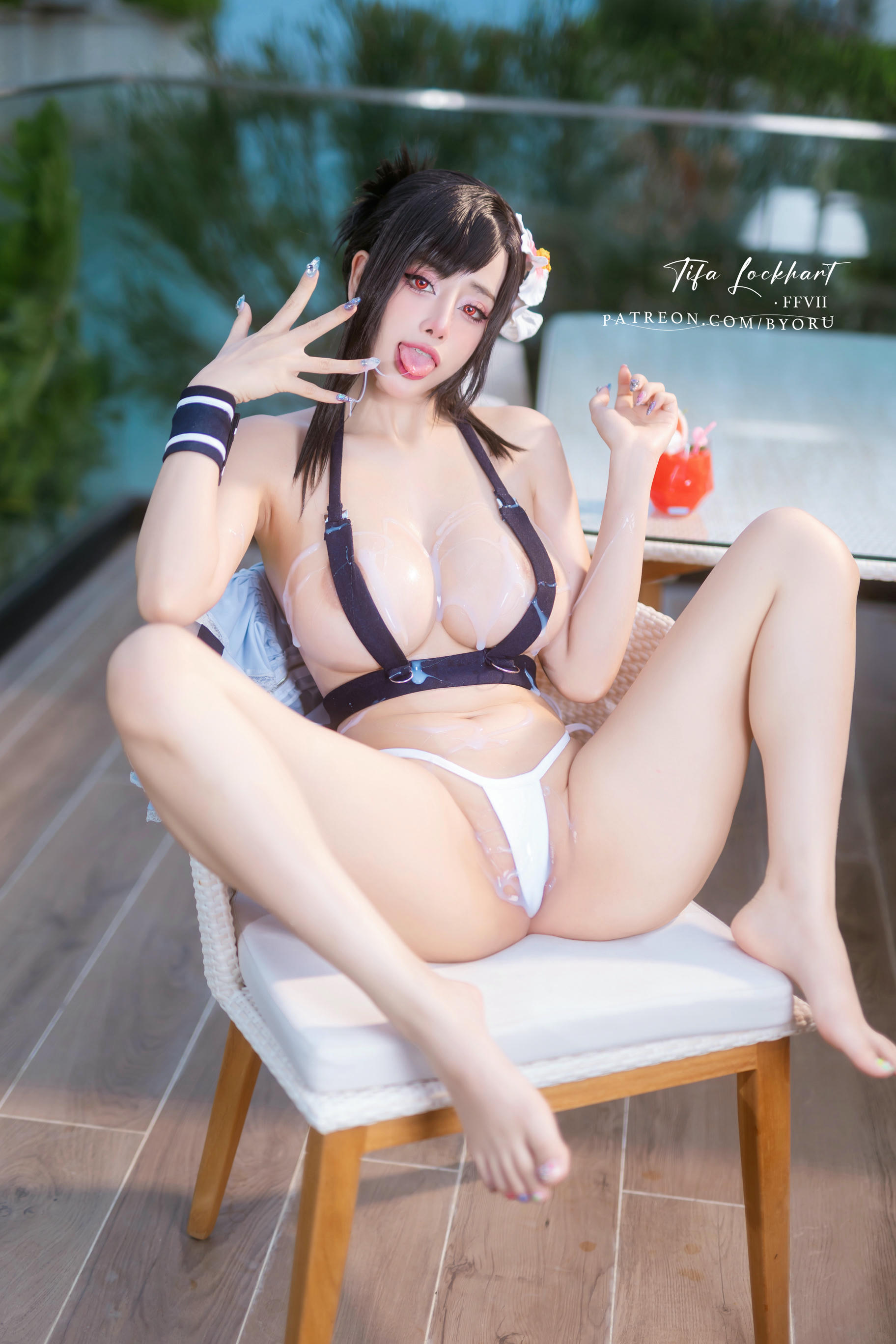 日本coser-Byoru NO.220 Tifa FF7r bikini [65P+15V／1.21GB]_第2集