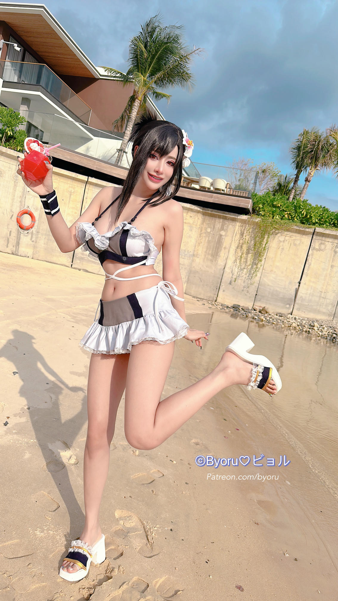 日本coser-Byoru NO.220 Tifa FF7r bikini [65P+15V／1.21GB]_第2集