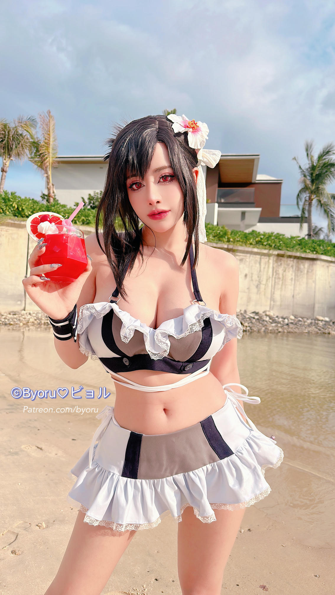 日本coser-Byoru NO.220 Tifa FF7r bikini [65P+15V／1.21GB]_第2集