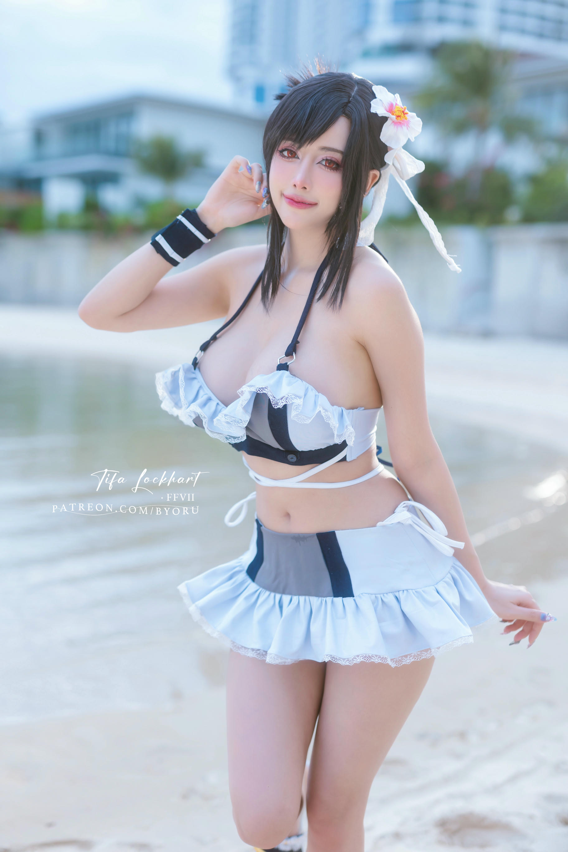 日本coser-Byoru NO.220 Tifa FF7r bikini [65P+15V／1.21GB]_第1集