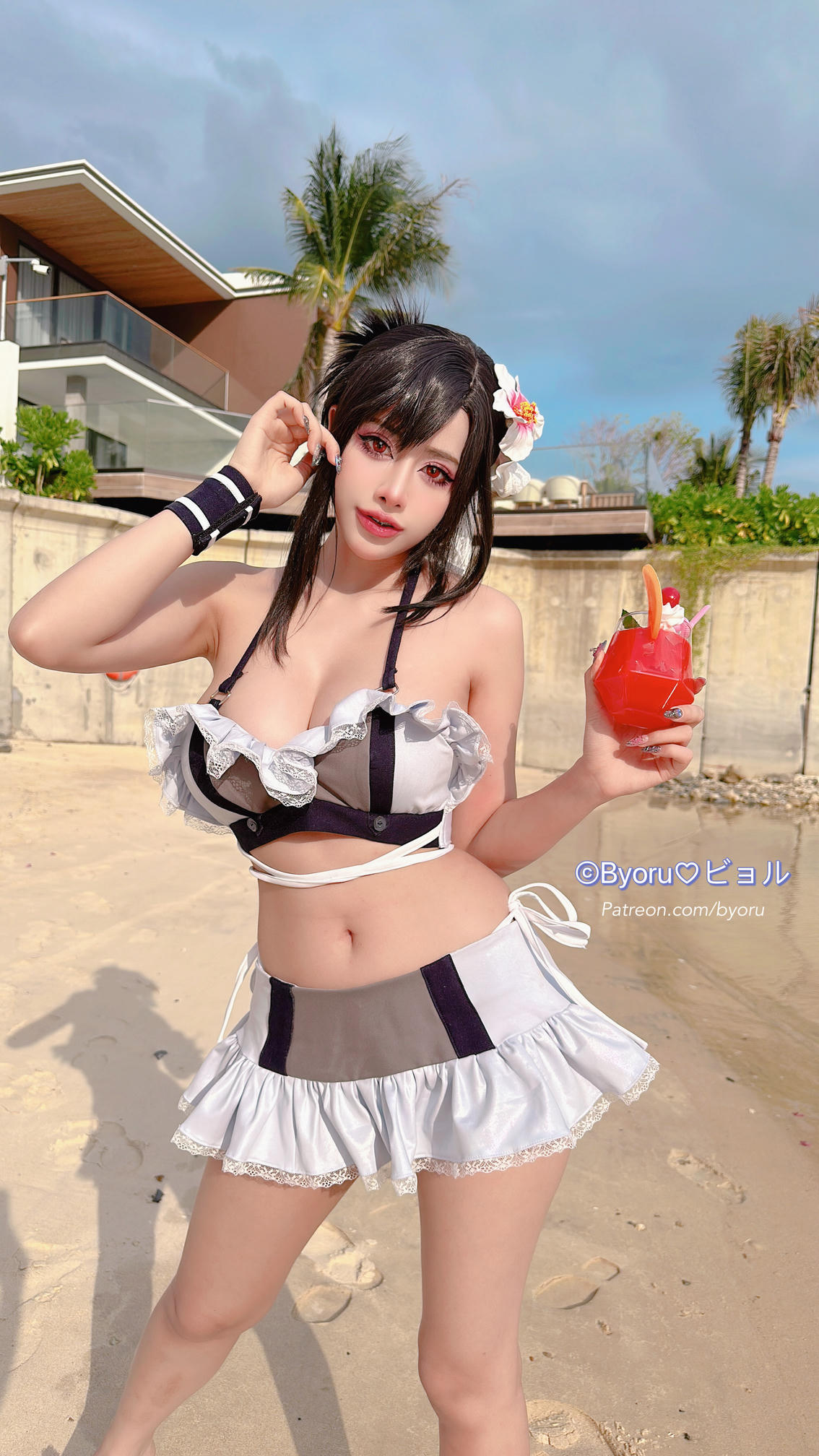 日本coser-Byoru NO.220 Tifa FF7r bikini [65P+15V／1.21GB]_第2集