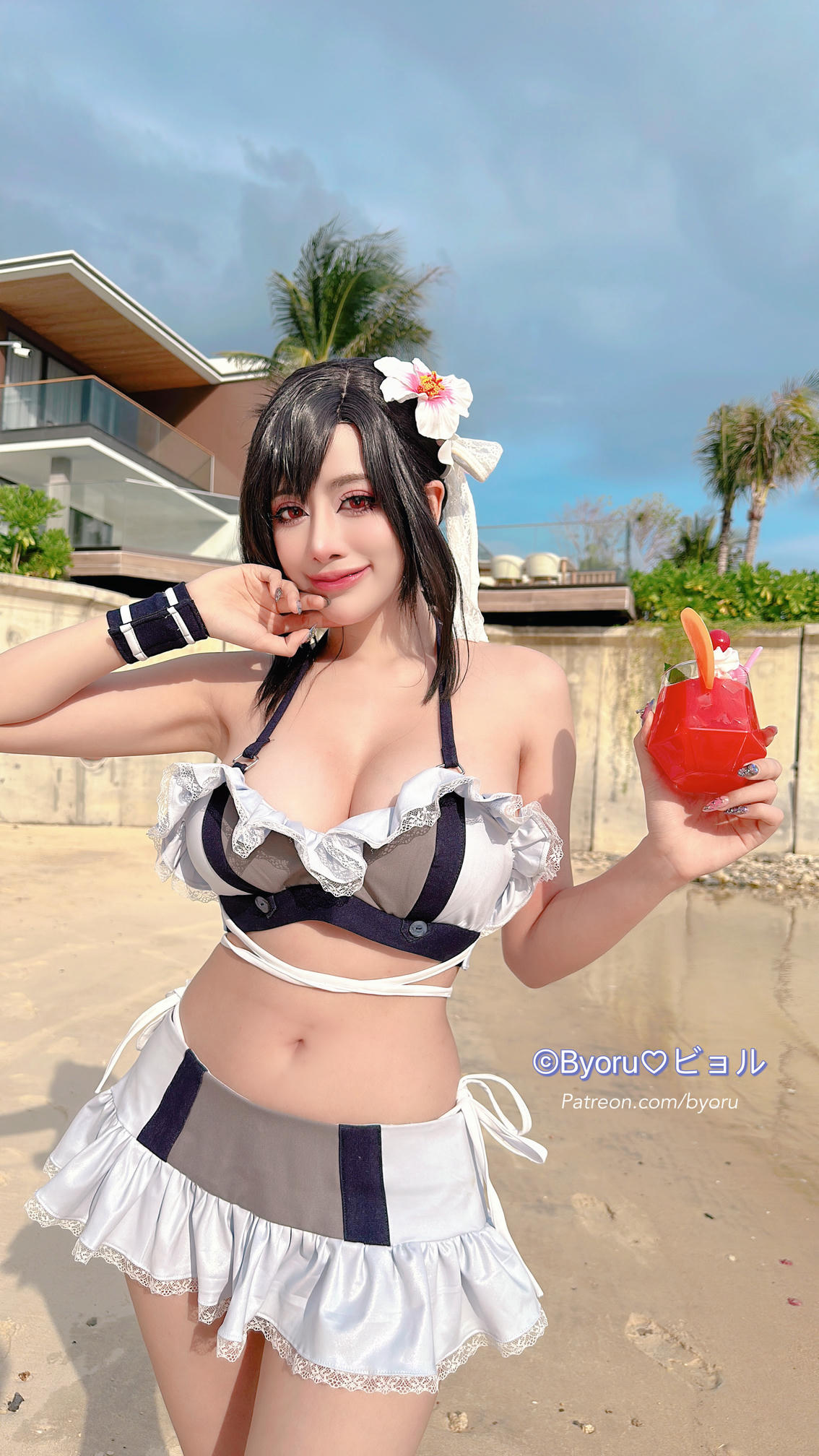日本coser-Byoru NO.220 Tifa FF7r bikini [65P+15V／1.21GB]_第3集