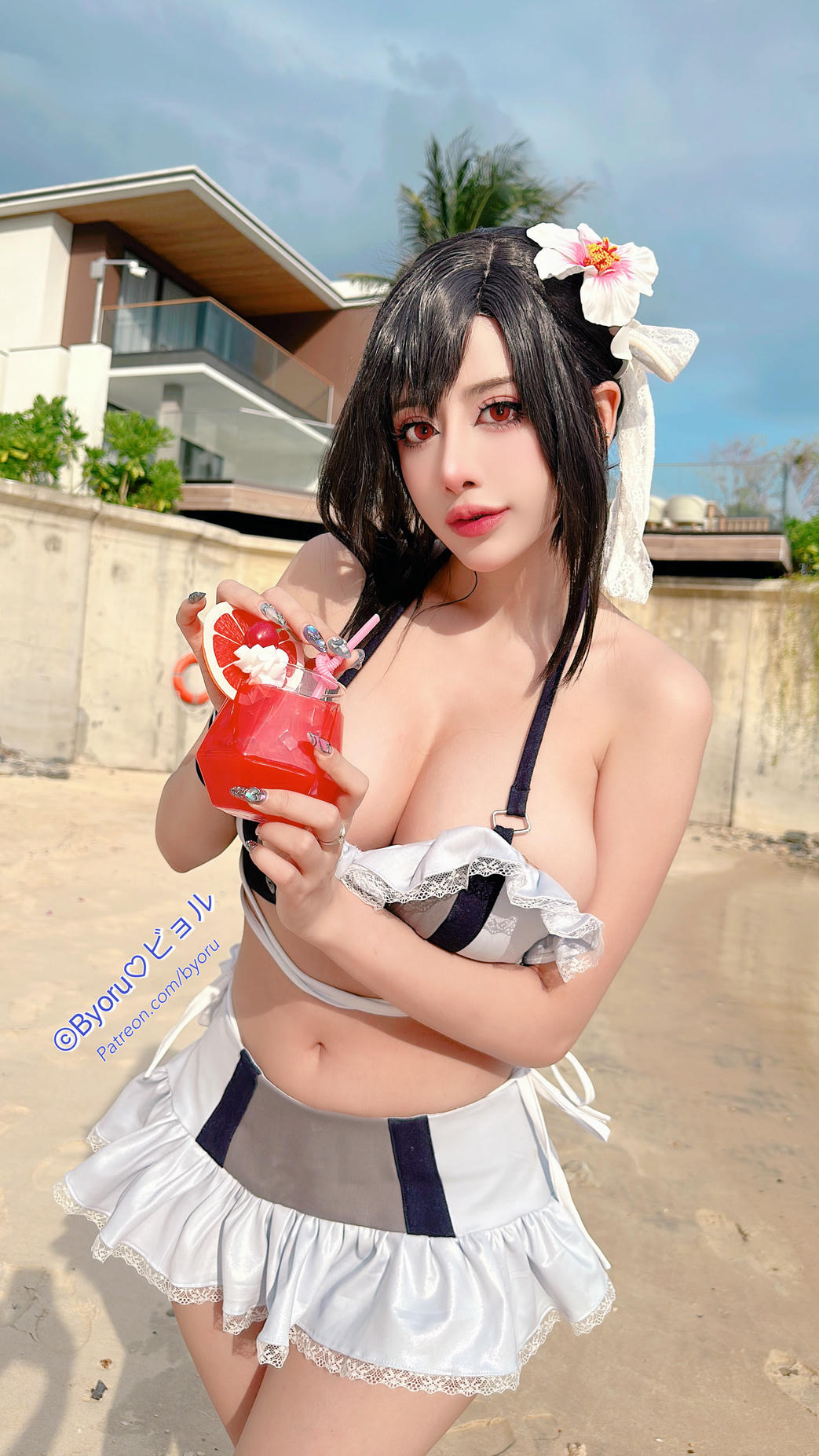 日本coser-Byoru NO.220 Tifa FF7r bikini [65P+15V／1.21GB]_第3集