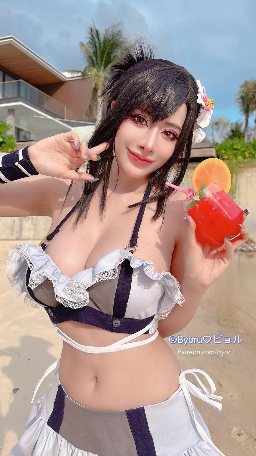 日本coser-Byoru NO.220 Tifa FF7r bikini [65P+15V／1.21GB]_第3集