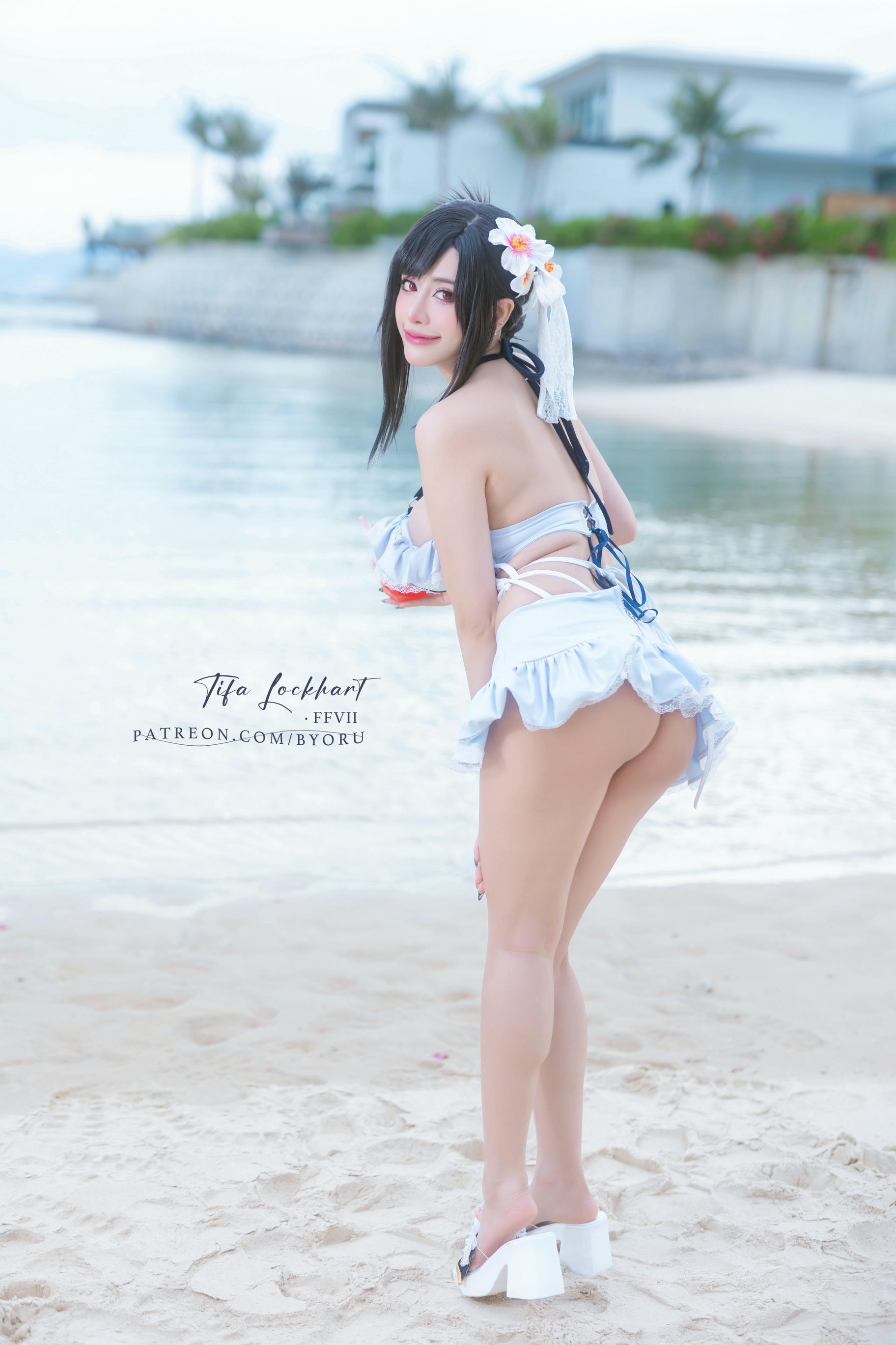 日本coser-Byoru NO.220 Tifa FF7r bikini [65P+15V／1.21GB]_第1集