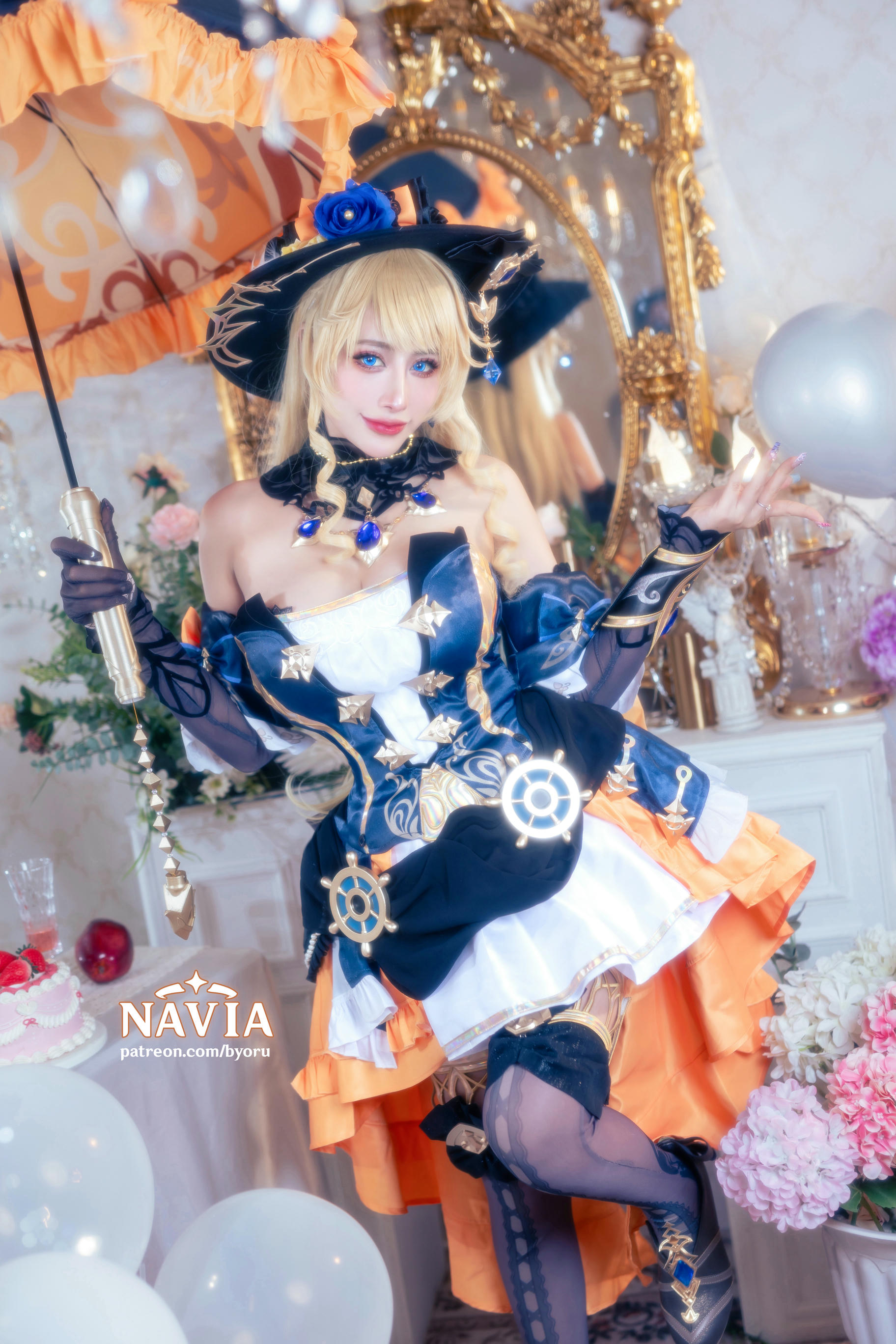 日本coser-Byoru NO.230 原神娜维娅 Navia[58P26V 1.93G]-P_第1集