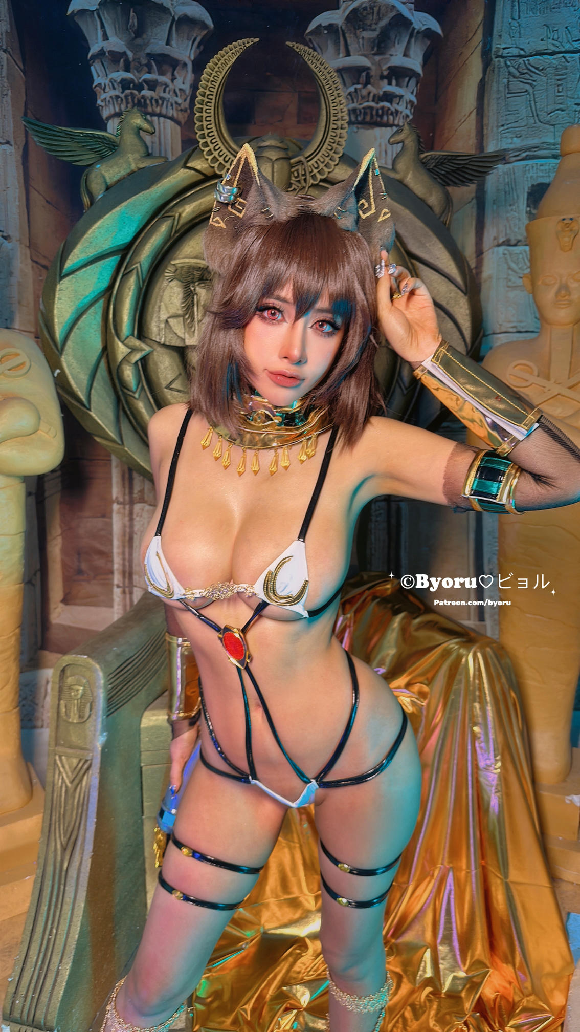 日本coser-Byoru NO.237 Bastet巴斯泰托女神[52P13V 1.29GB]-Pic_第2集