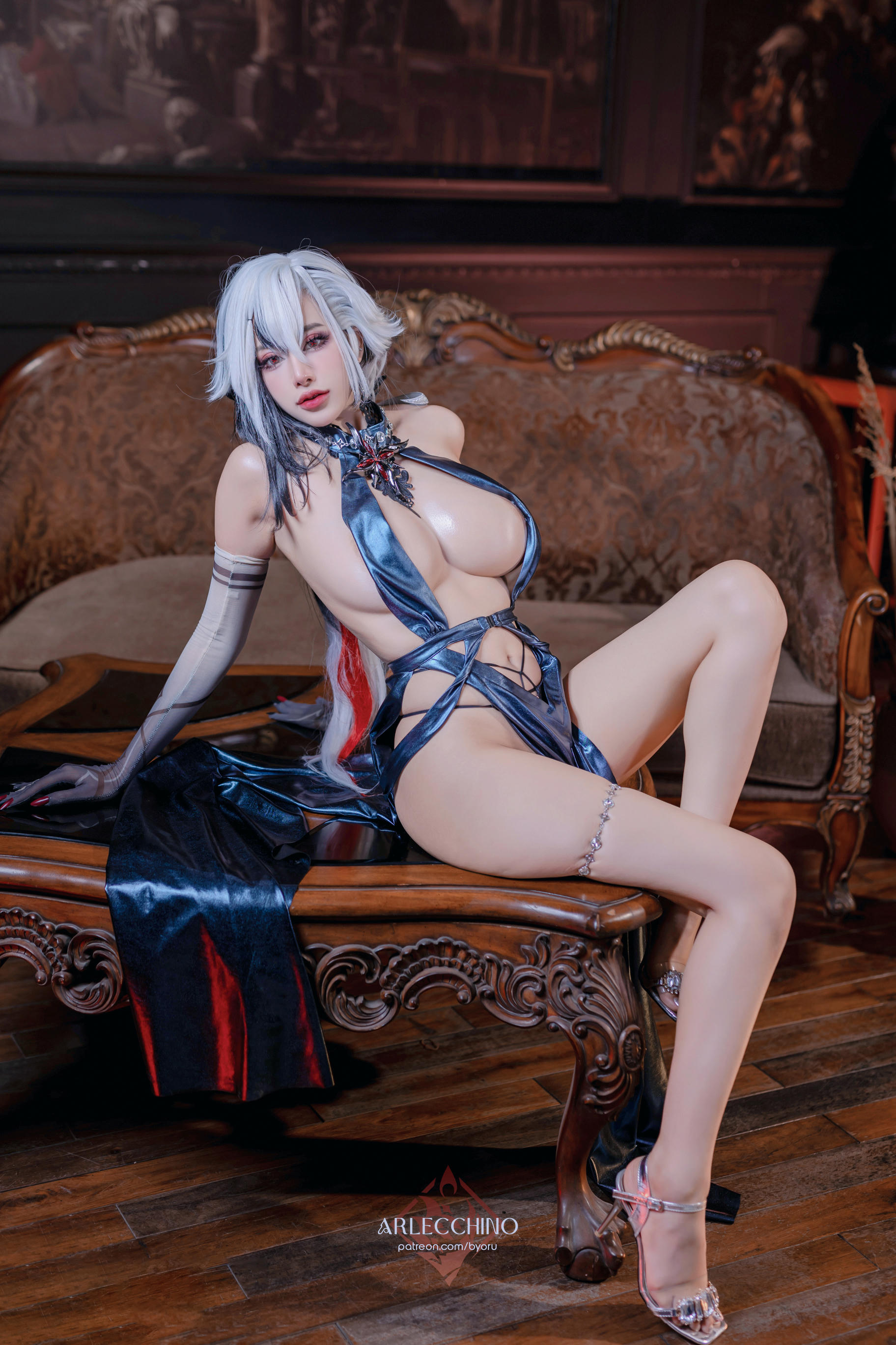 日本coser-Byoru NO.238 原神 仆人 阿蕾奇诺 两套 [94P22V  2.63G]-原神 - 「仆人」阿蕾奇诺 一_第2集