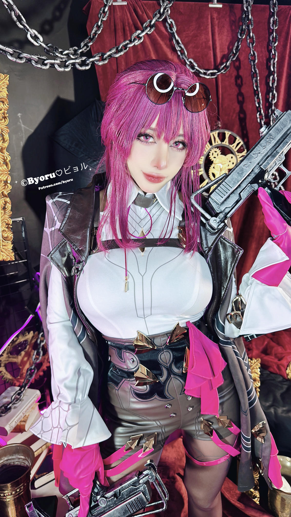 日本coser-Byoru NO.244 Kafka卡芙卡（星铁）[50P25V 1.7GB]_第2集