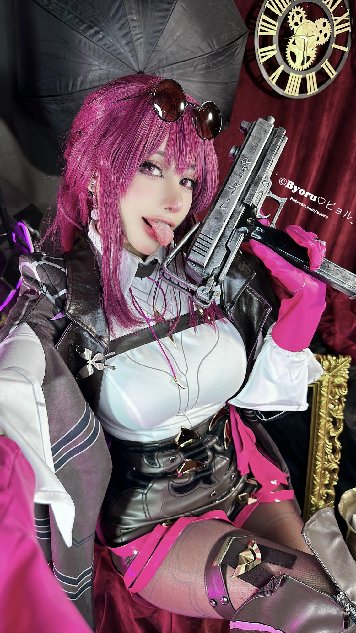 日本coser-Byoru NO.244 Kafka卡芙卡（星铁）[50P25V 1.7GB]_第2集