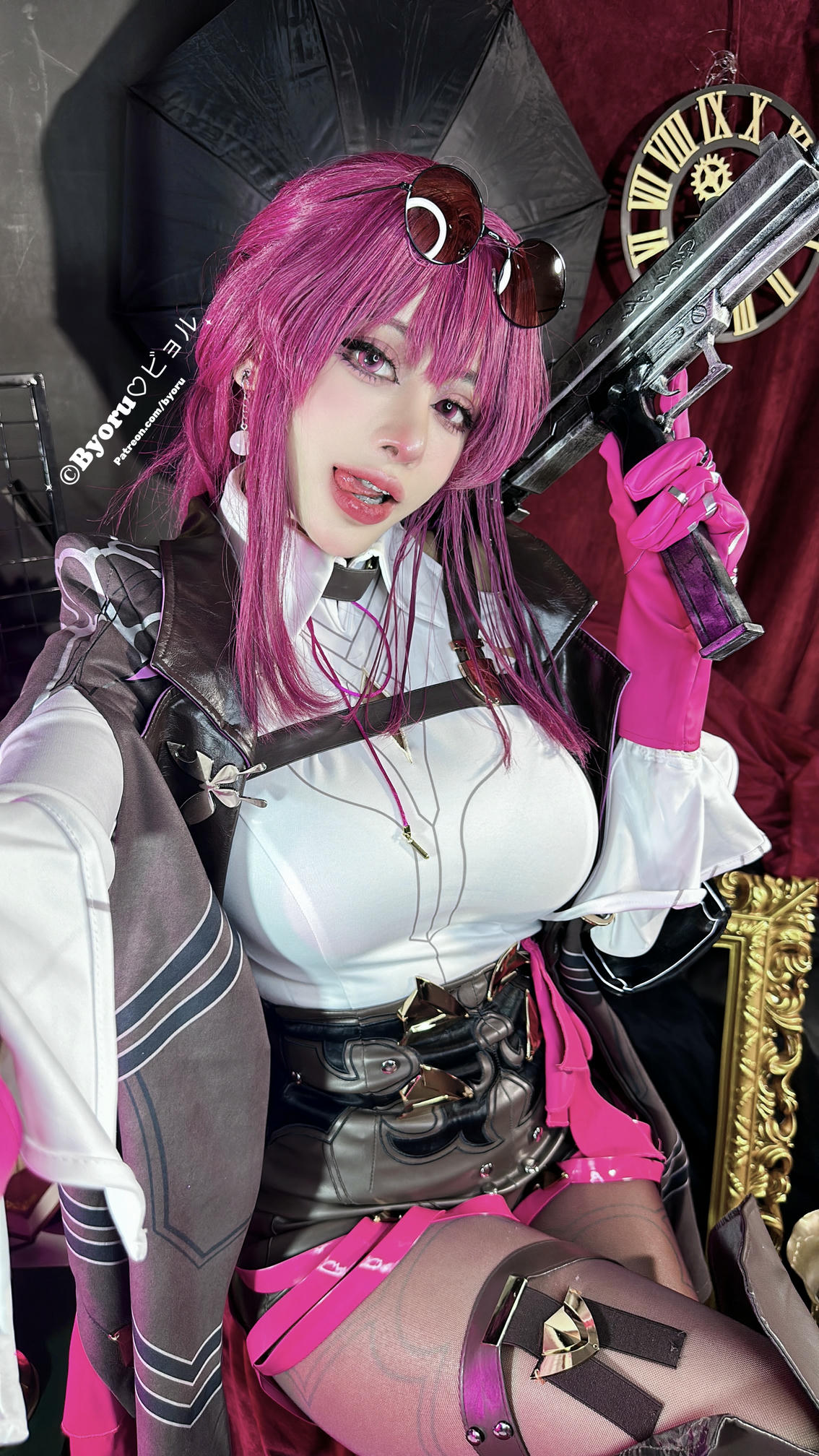 日本coser-Byoru NO.244 Kafka卡芙卡（星铁）[50P25V 1.7GB]_第2集